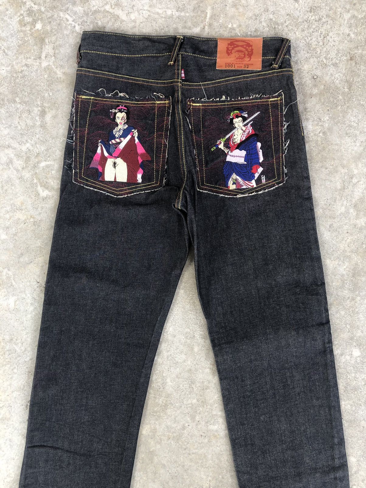 RMC Jeans Red Monkey Company Embroidered Jeans Size US 32 / EU 48 - 10 Thumbnail
