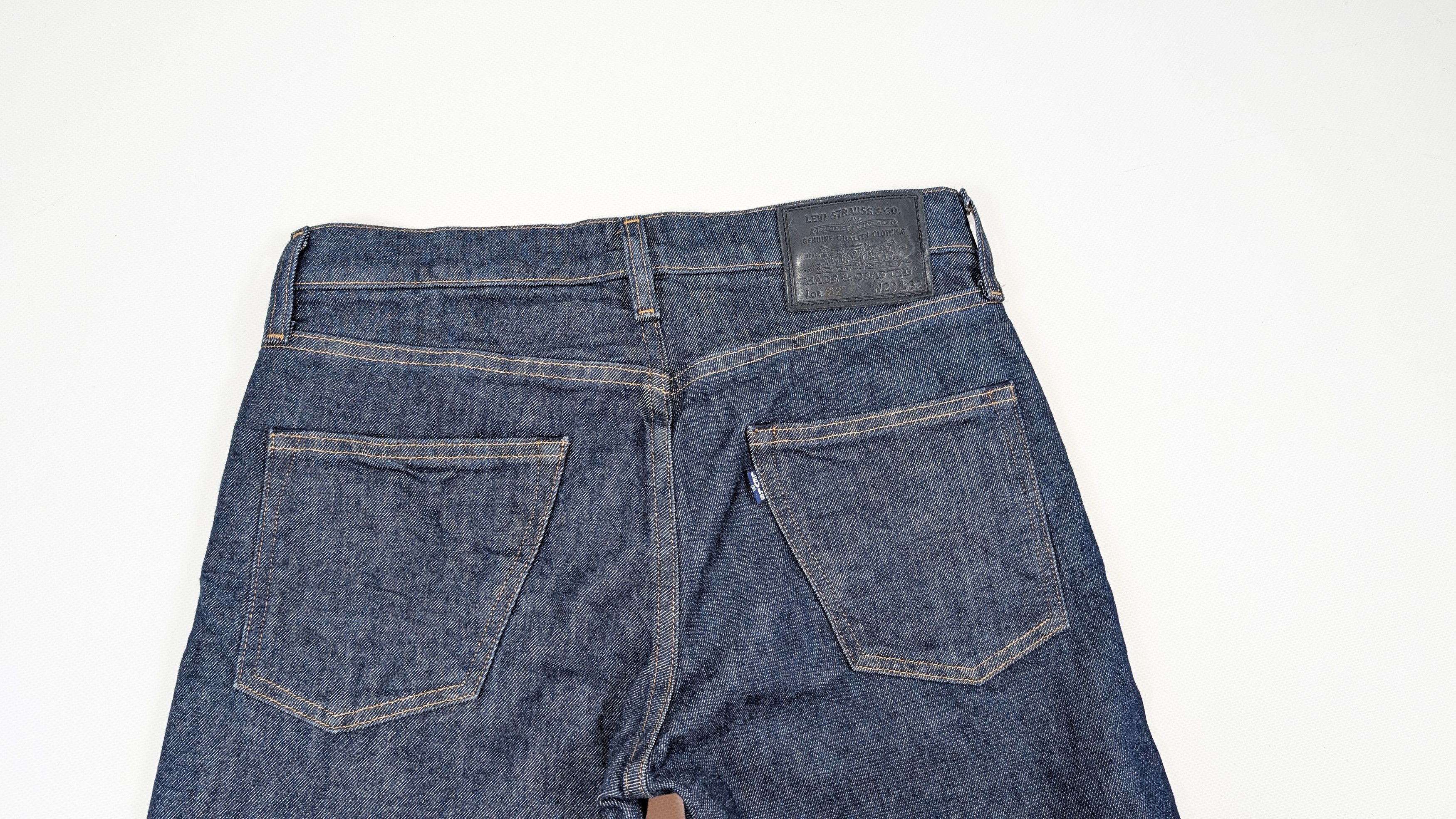 Levi's Levis Made & Crafted 512 Slim Taper Selvedge Denim Jeans Size US 29 - 8 Thumbnail
