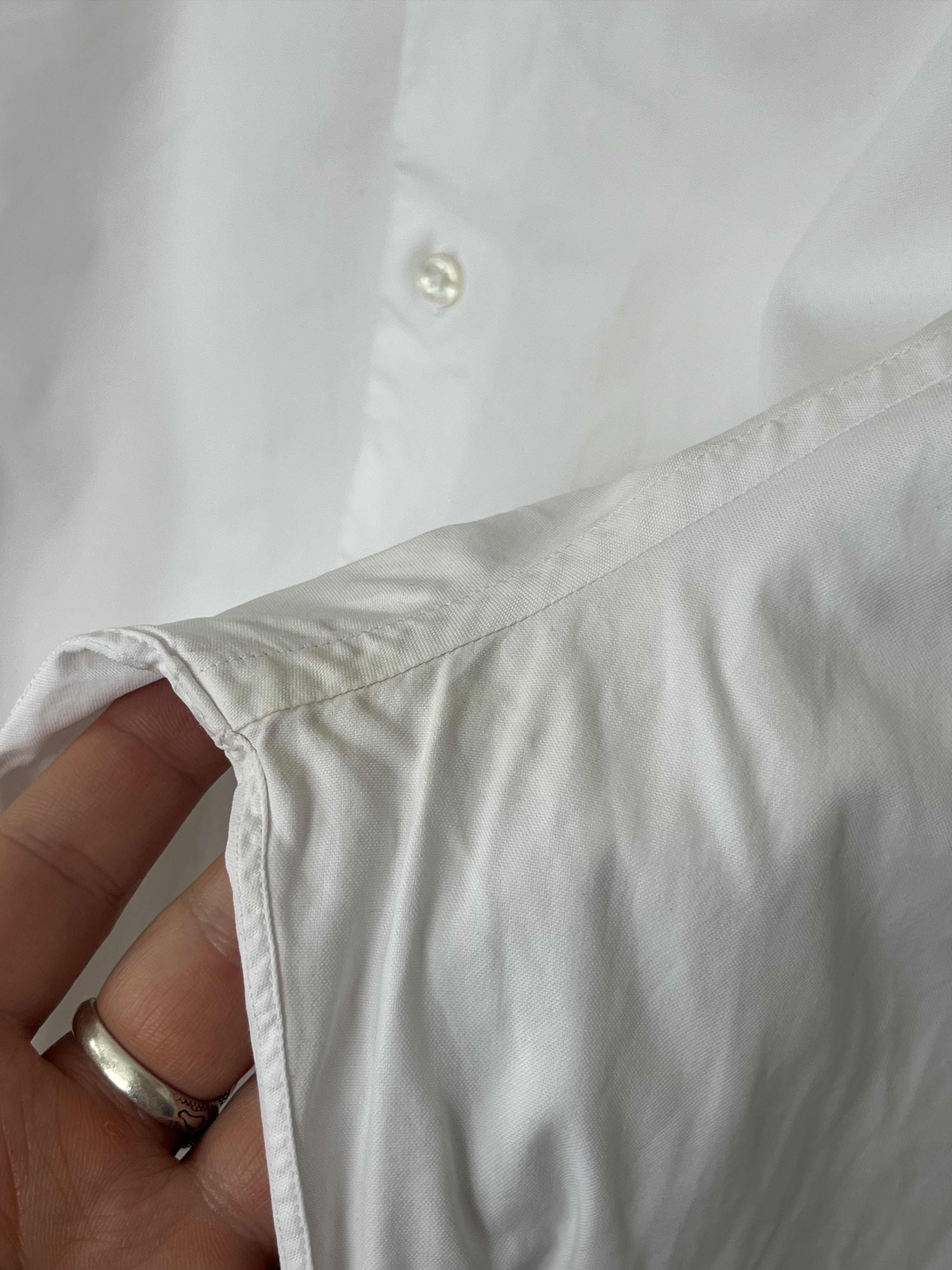 Louis Vuitton Louis Vuitton Paris Classic Long Sleeve White Dress Shirt Size US M / EU 48-50 / 2 - 8 Thumbnail