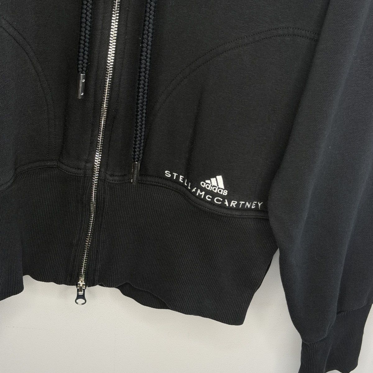 Adidas × Stella McCartney Adidas Stella McCartney Hoodie Boxy Crop Sweatshirt Y2K Size XS / US 0-2 / IT 36-38 - 6 Thumbnail