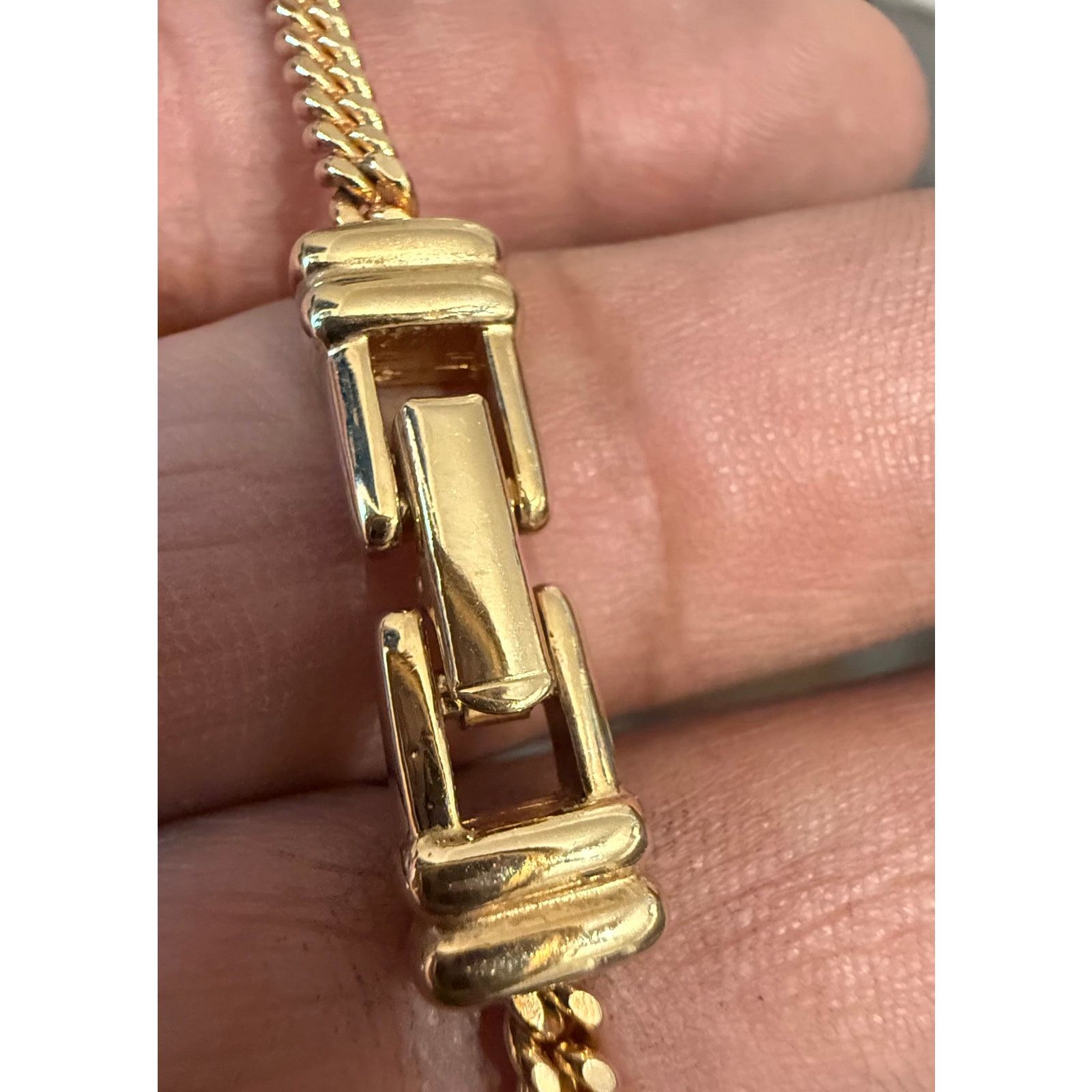 Swarovski Vintage Swarovski Gold Tone Crystal V Necklace 14” Size ONE SIZE - 5 Thumbnail