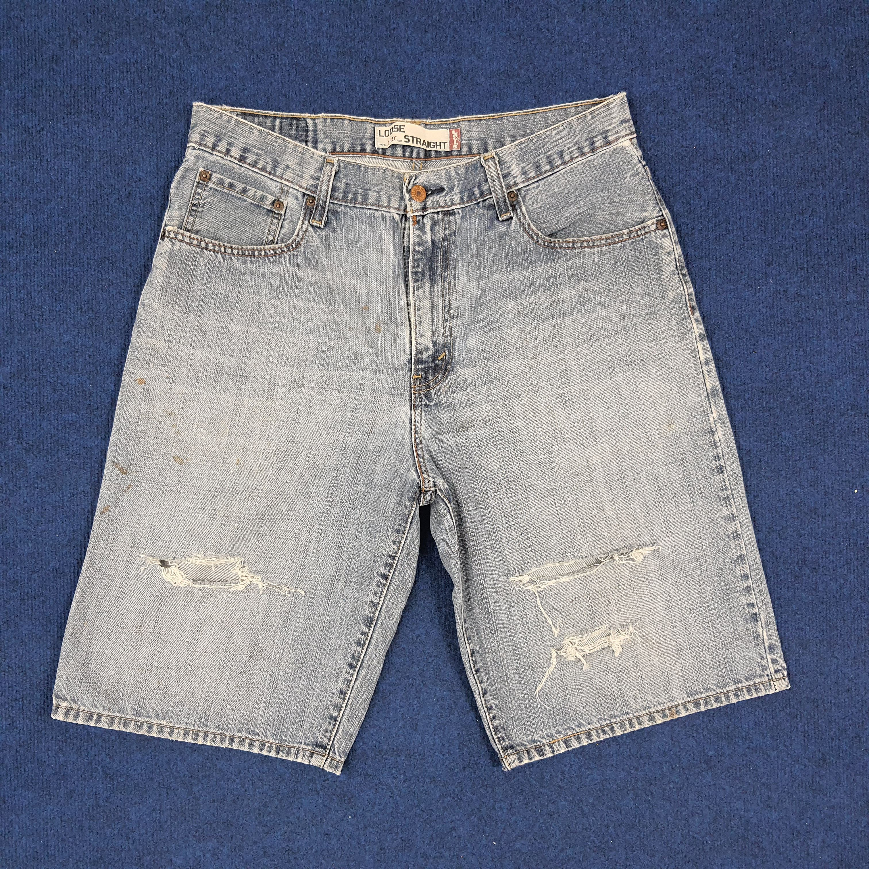 Levi's × Vintage Vintage Levi's 569 Loose Straight American Short Jeans Size US 34 / EU 50 - 1 Thumbnail