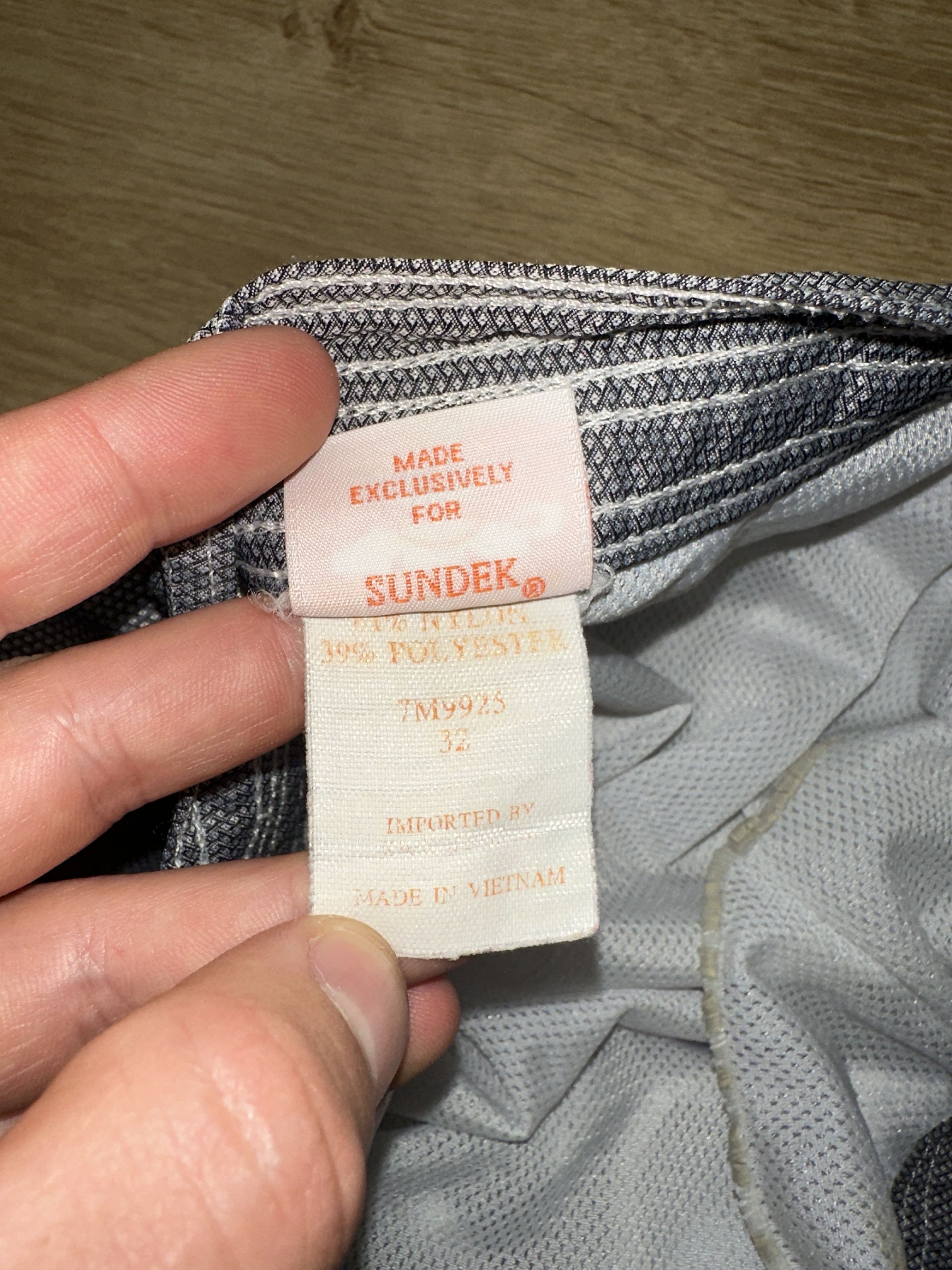 Sundek Vintage Knit Sundek 32 Rainbow Swim Shorts 32 Boardshorts Size US 32 / EU 48 - 7 Thumbnail