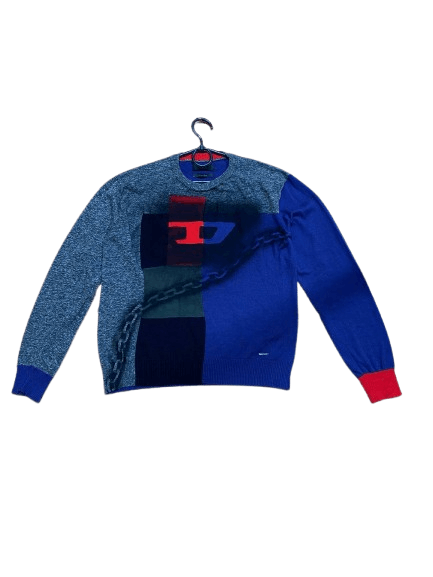 Diesel Vintage Diesel Y2K Logo Sweater Size US M / EU 48-50 / 2 - 1 Thumbnail
