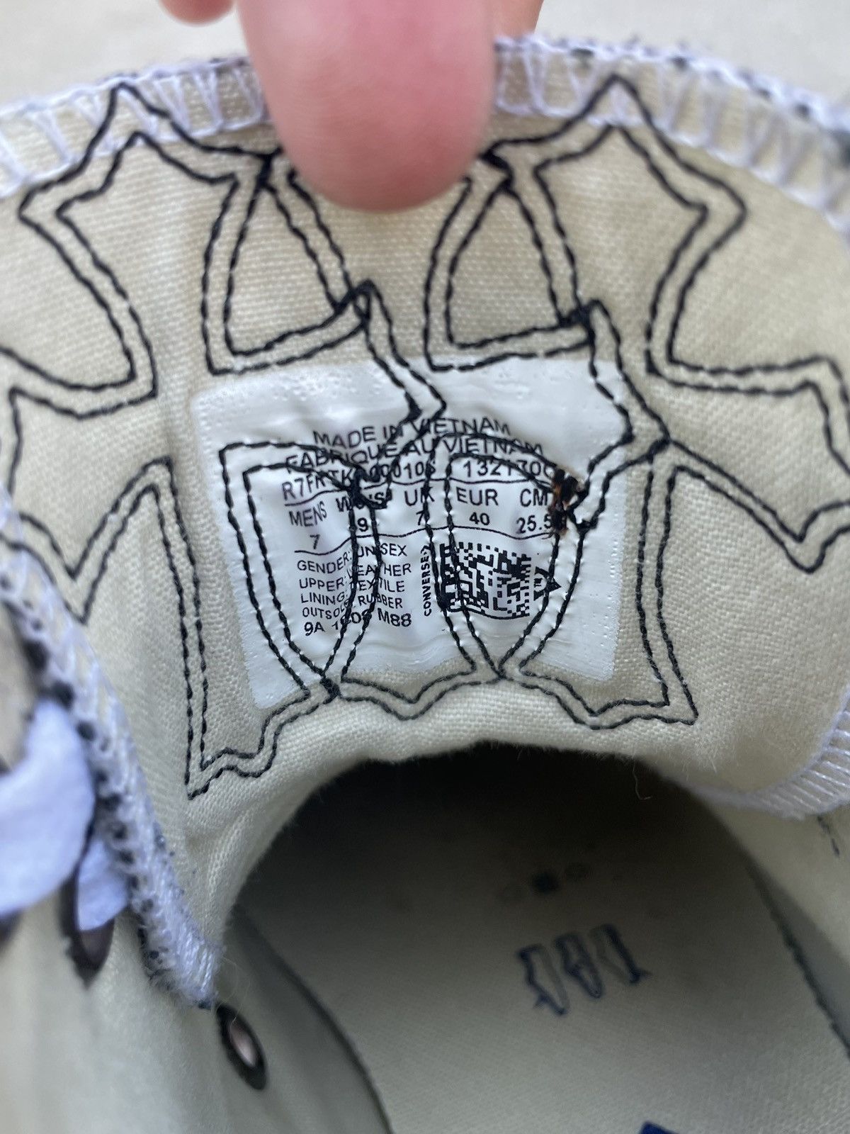 Chrome Hearts Chrome Hearts Converse Size US 7 / EU 40 - 8 Thumbnail