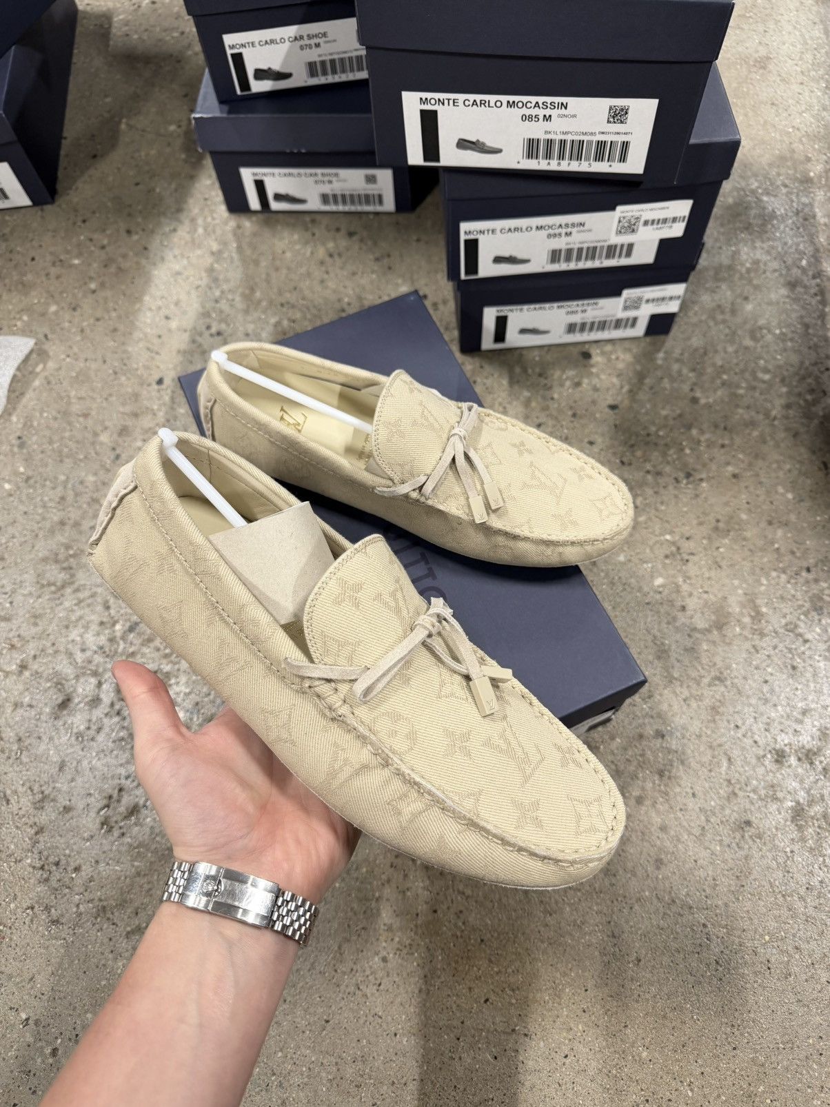 Louis Vuitton Louis Vuitton Driving Monogram Loafers NEW Size US 8.5 / EU 41-42 - 1 Thumbnail
