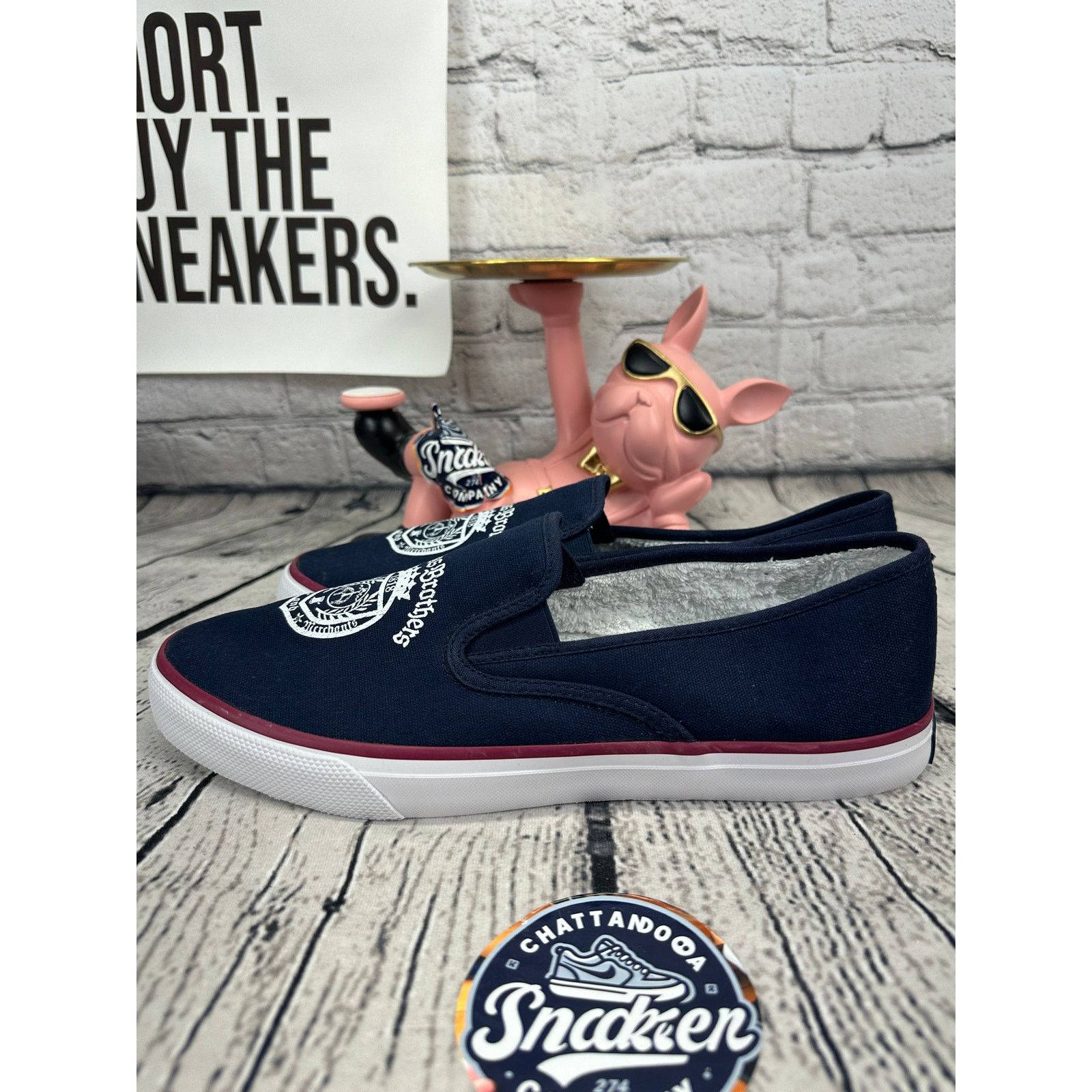 Sperry Sperry x Brooks Brothers Crest Shoes Mens 11 Blue Sneakers Size US 11 / EU 44 - 3 Thumbnail