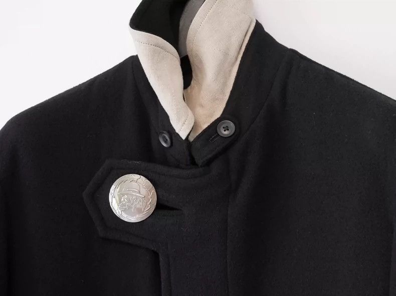 Yohji Yamamoto YohjiYamamoto2019AW large silver buckle zipper coat-2505 Size US M / EU 48-50 / 2 - 2 Thumbnail
