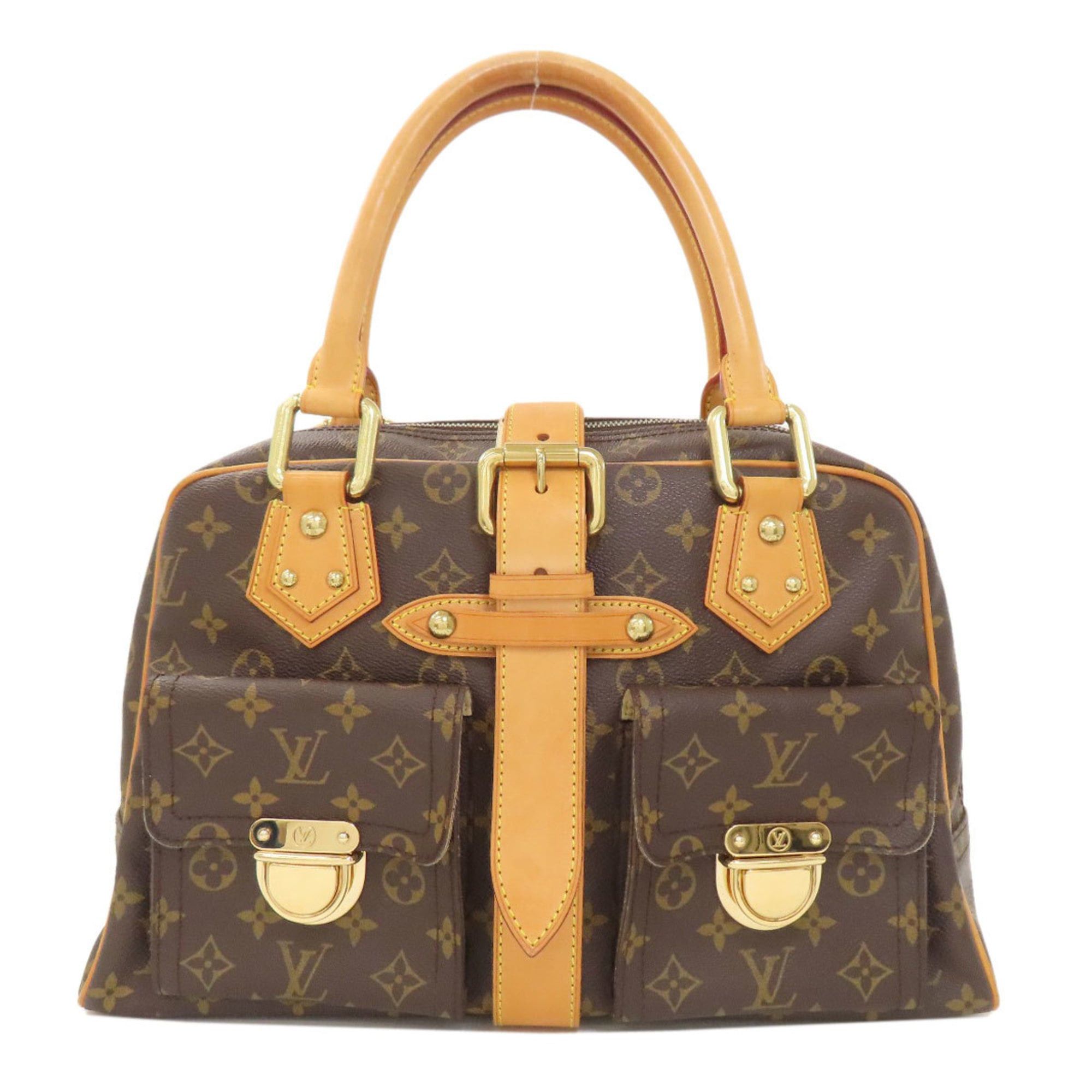 Louis Vuitton Louis Vuitton M40025 Manhattan GM Handbag Monogram Canvas Women's LOUIS VUITTON Size ONE SIZE - 1 Thumbnail