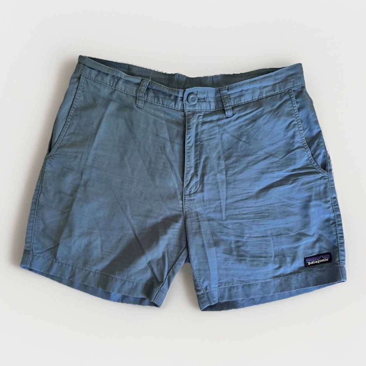Patagonia Patagonia Mens Shorts Sz 31 Blue Organic Cotton 6" Chino Size US 31 - 1 Thumbnail