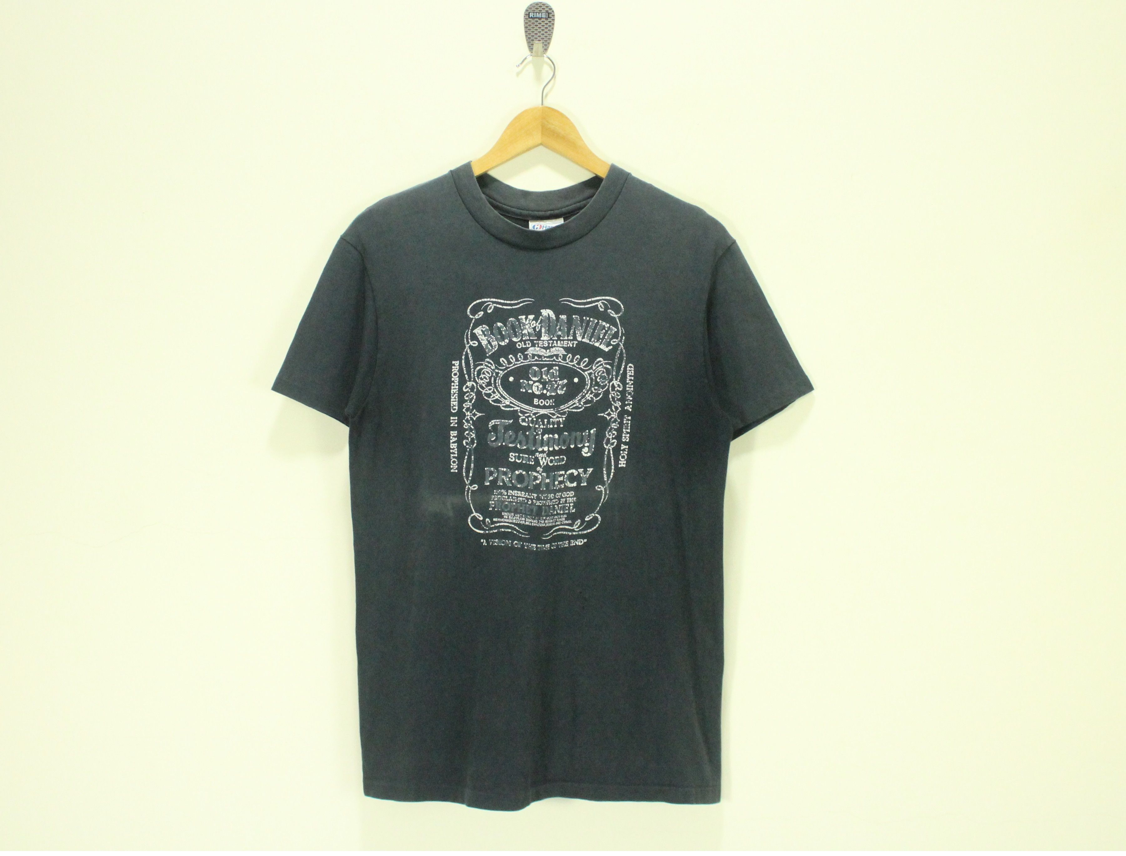 Vintage Vintage 80s BOOK OF DANIEL T Shirt Faded Distressed ERD Punk Size US M / EU 48-50 / 2 - 2 Thumbnail