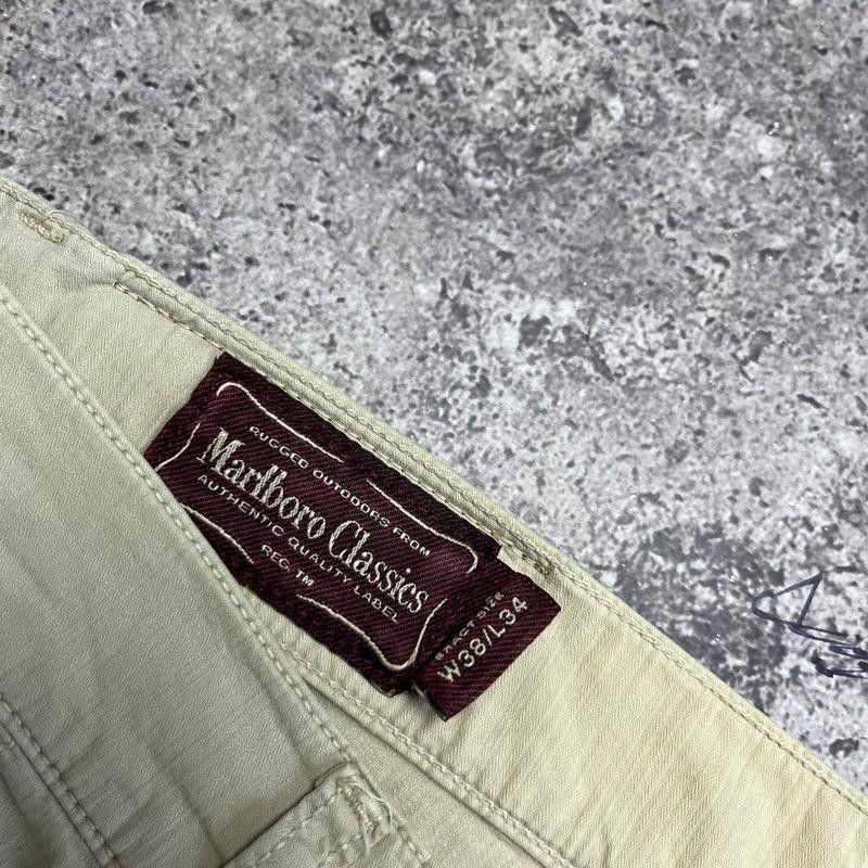 Marlboro Classics × Vintage Marlboro Classics Straight Light Biege Pants Size 38x34 Size US 38 / EU 54 - 4 Thumbnail
