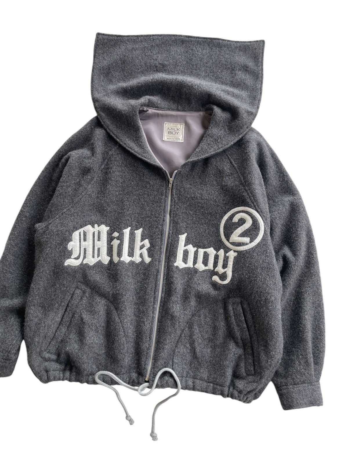 Japanese Brand 90s Milk Boy Japan Wool Jacket Size US L / EU 52-54 / 3 - 4 Thumbnail