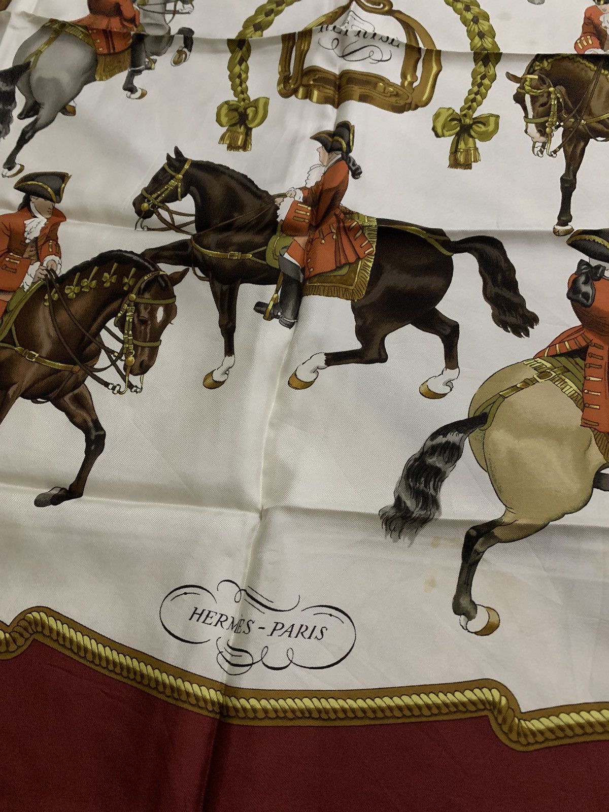 Hermes Hermes Paris Silk Handkerchief Unisex Size ONE SIZE - 4 Thumbnail