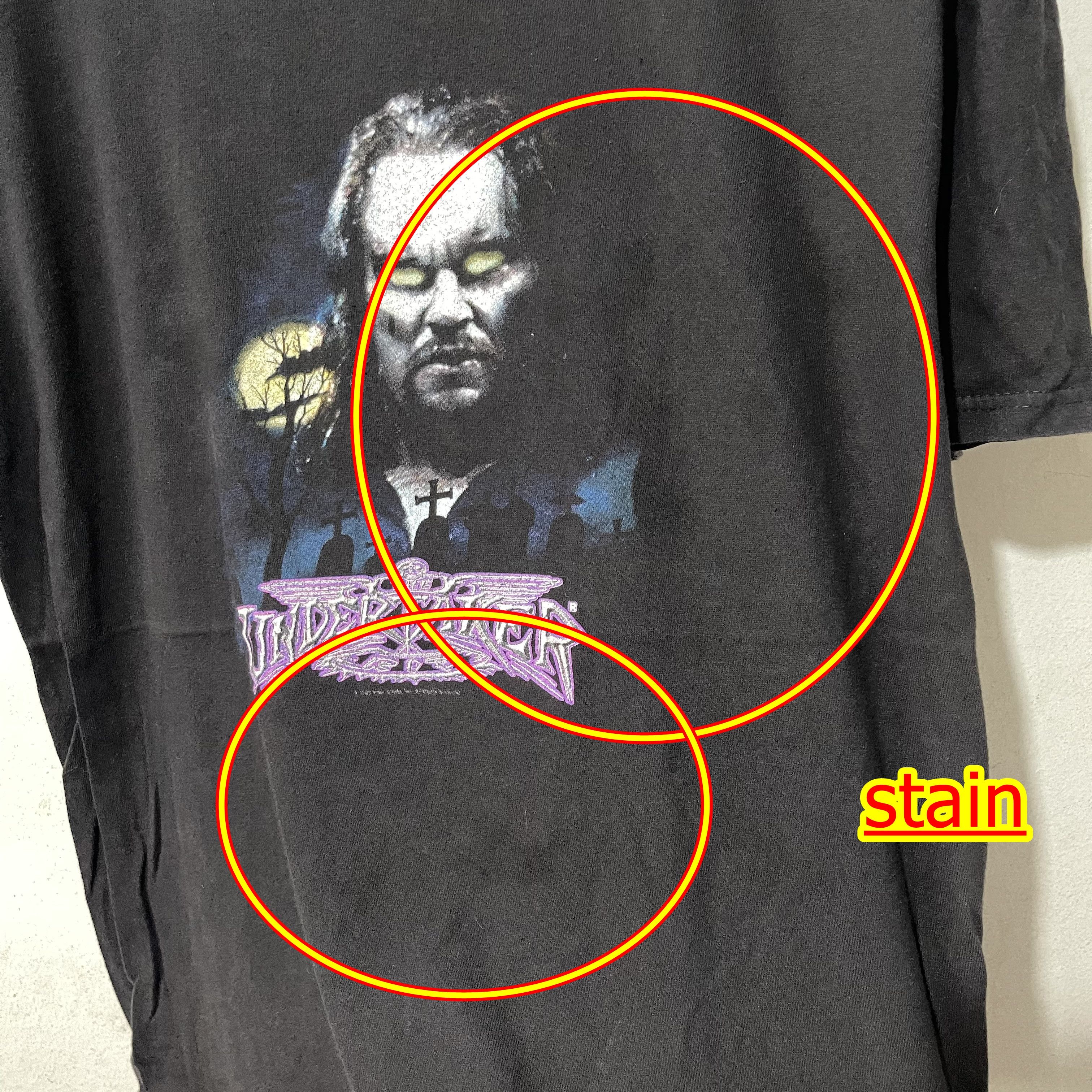 Vintage × WWE × WWF Vintage 90s WWF Undertaker Shirt Size US XXS / EU 40 - 7 Thumbnail