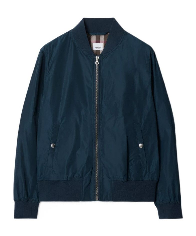 Burberry o1w1db10226 Bomber Jacket In Ink Blue Size US XL / EU 56 / 4 - 1 Preview