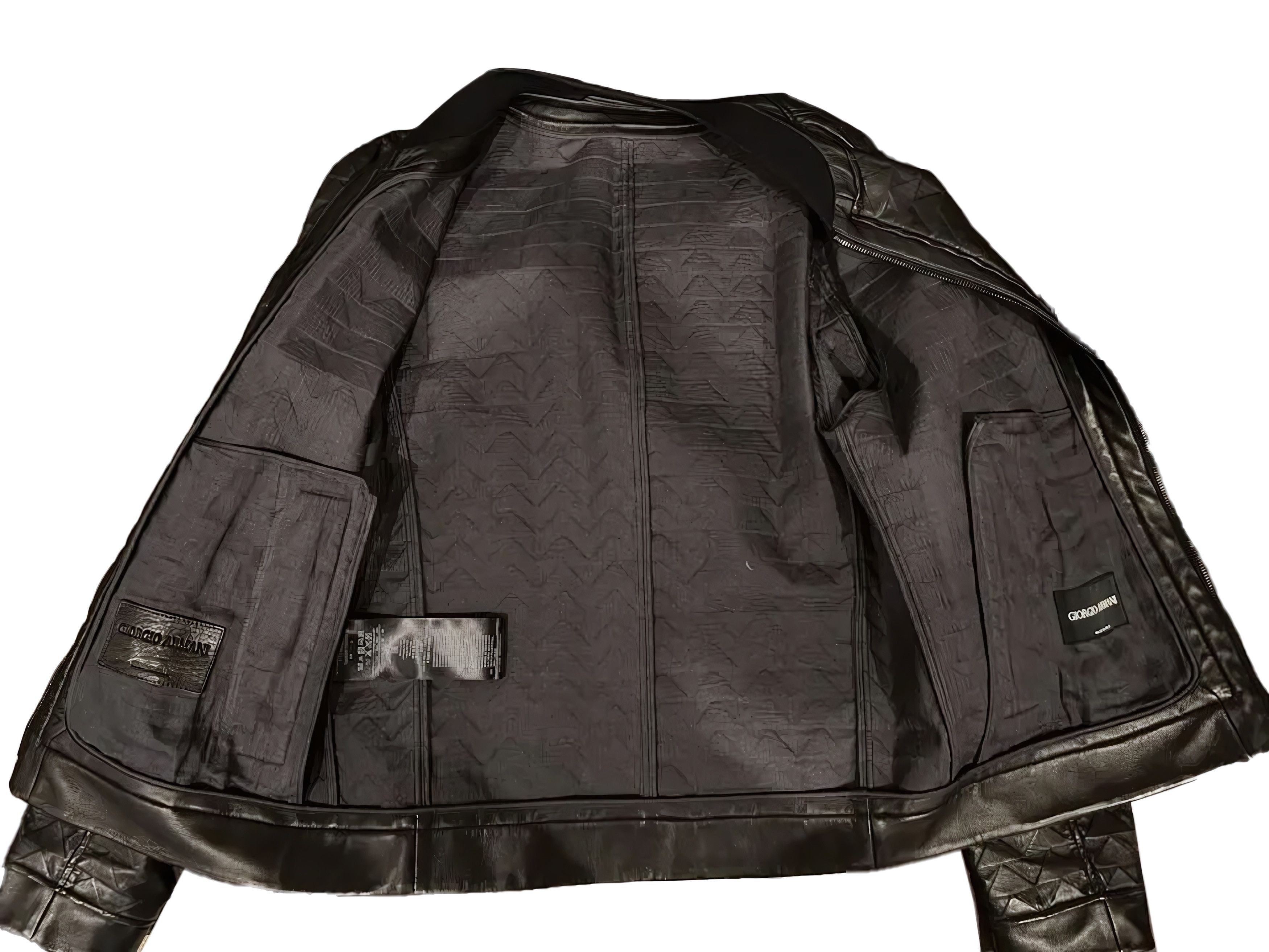 GIORGIO ARMANI LAMB LEATHER JACKET