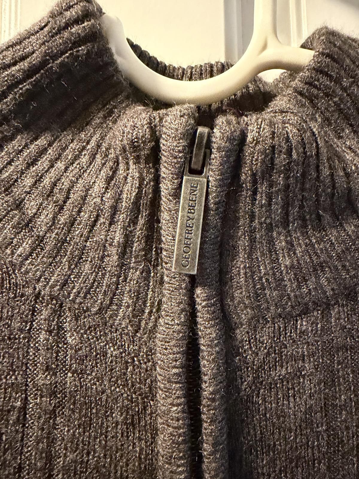 Other Geoffrey Beene Men's Brown Half-Zip Sweater Size L Size US L / EU 52-54 / 3 - 2 Thumbnail