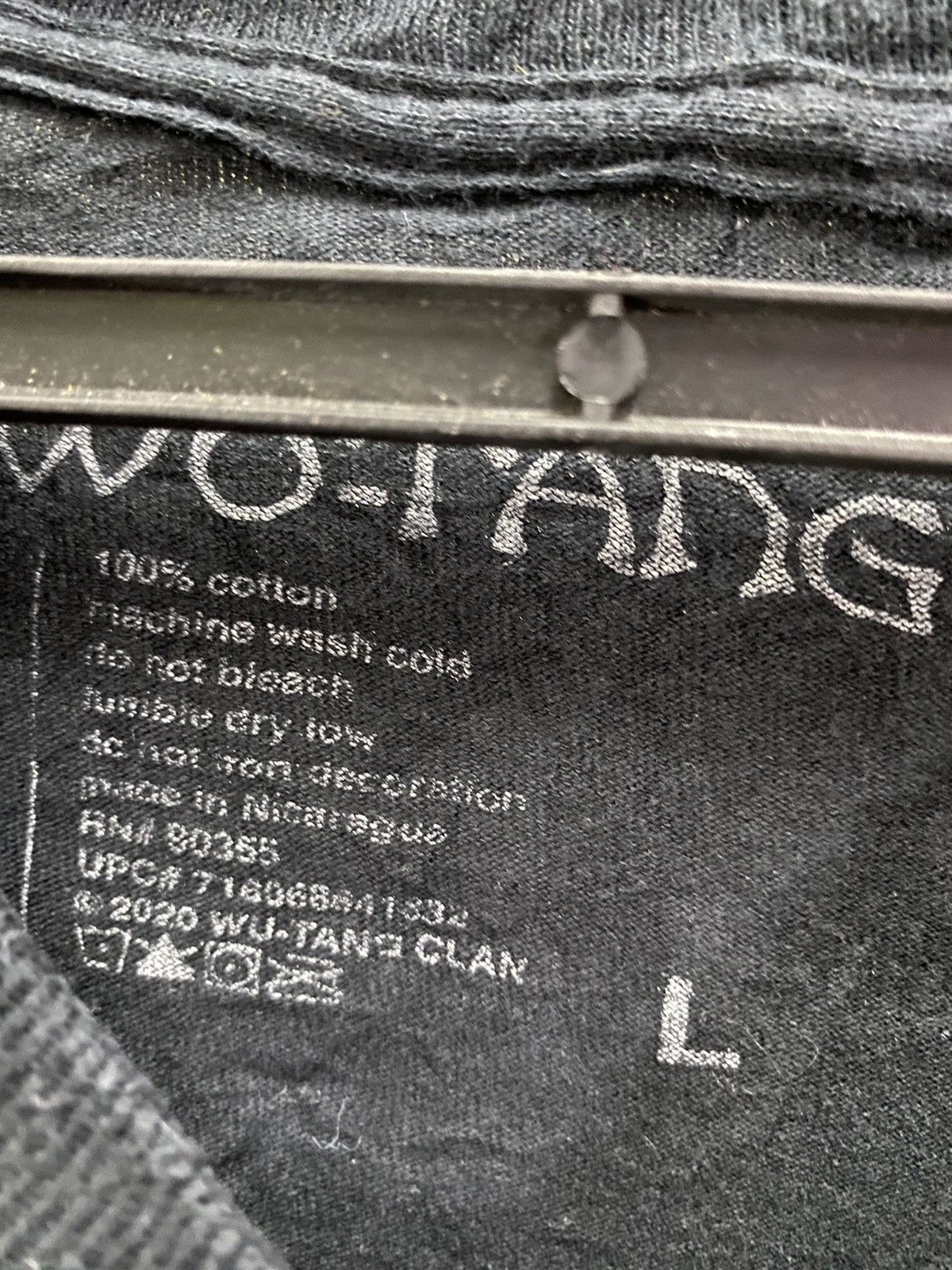 Rap Tees × Wu-Tang Clan DISTRESSED WU TANG BIG LOGO SHIRT Size US L / EU 52-54 / 3 - 4 Thumbnail