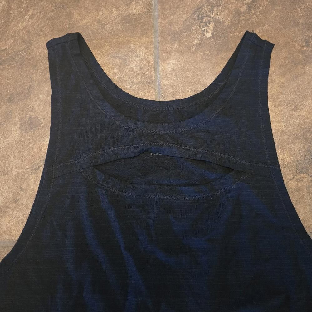 Puma Black Peekaboo Puma Athletic Tank Size S / US 4 / IT 40 - 2 Thumbnail