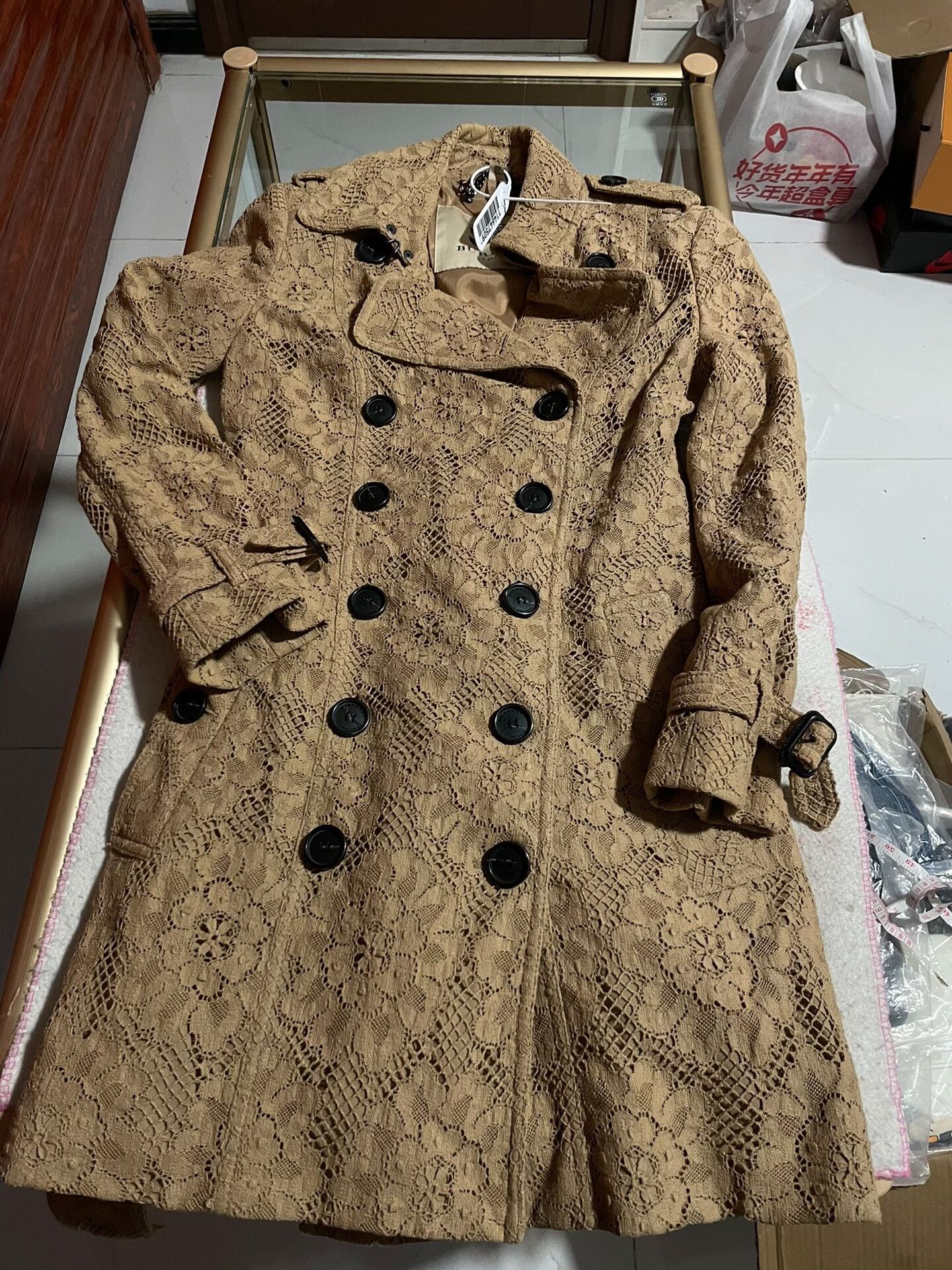 Burberry Lace Trench Coat