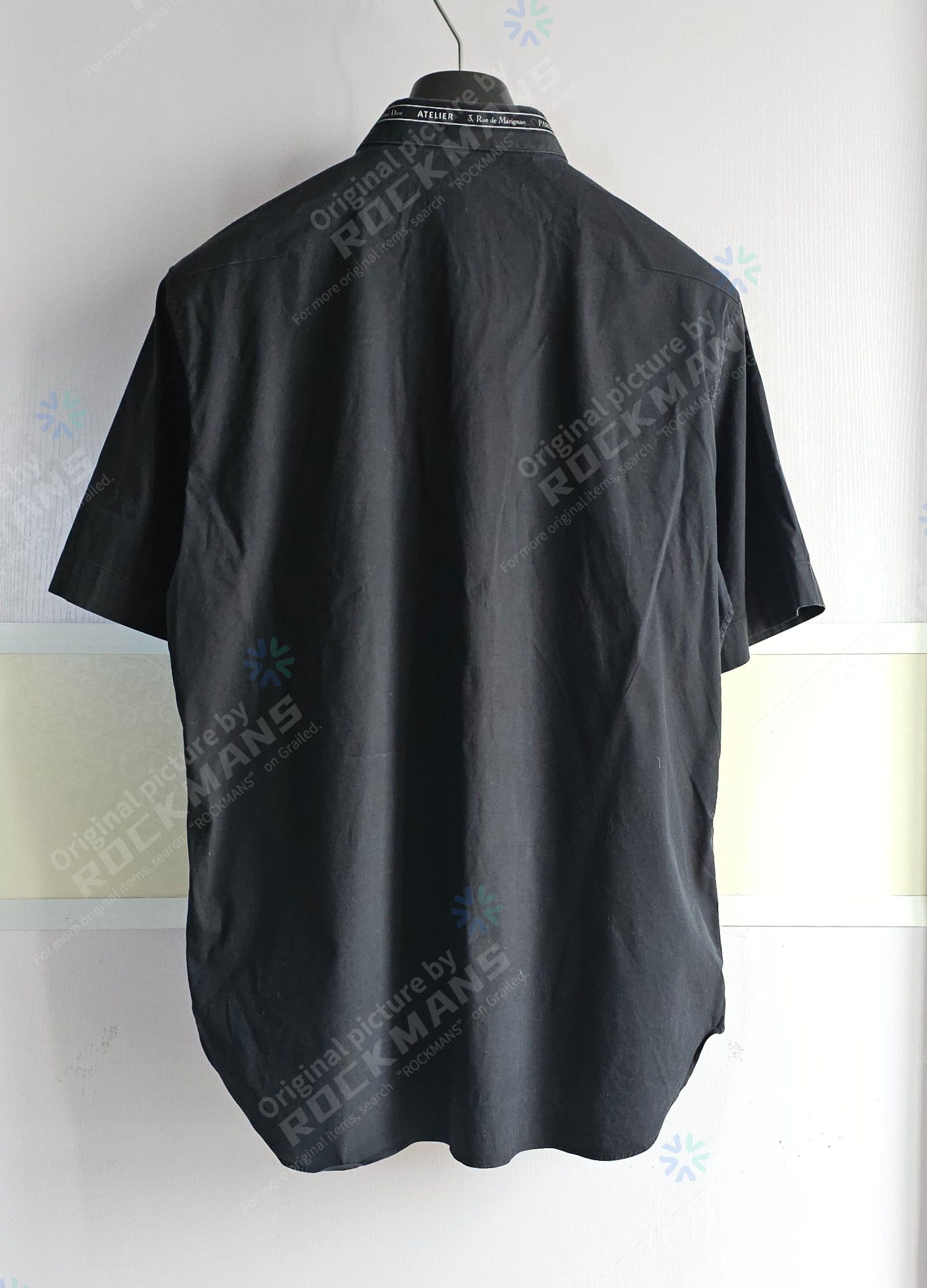 Dior Dior Men's Black Short-Sleeve Shirt Size 43 Size US XL / EU 56 / 4 - 3 Thumbnail