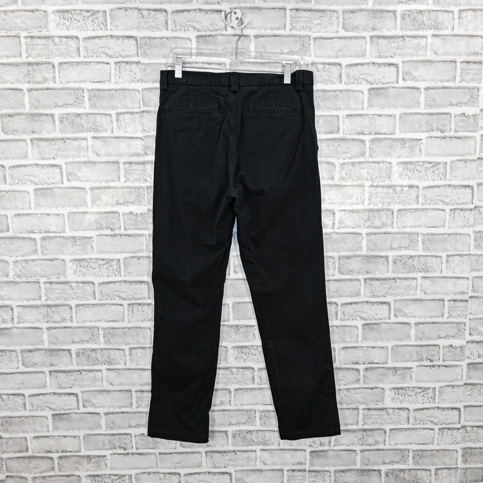 Wings + Horns Wings + Horns Men's black twill Chino Pants button fly Size US 30 / EU 46 - 3 Thumbnail