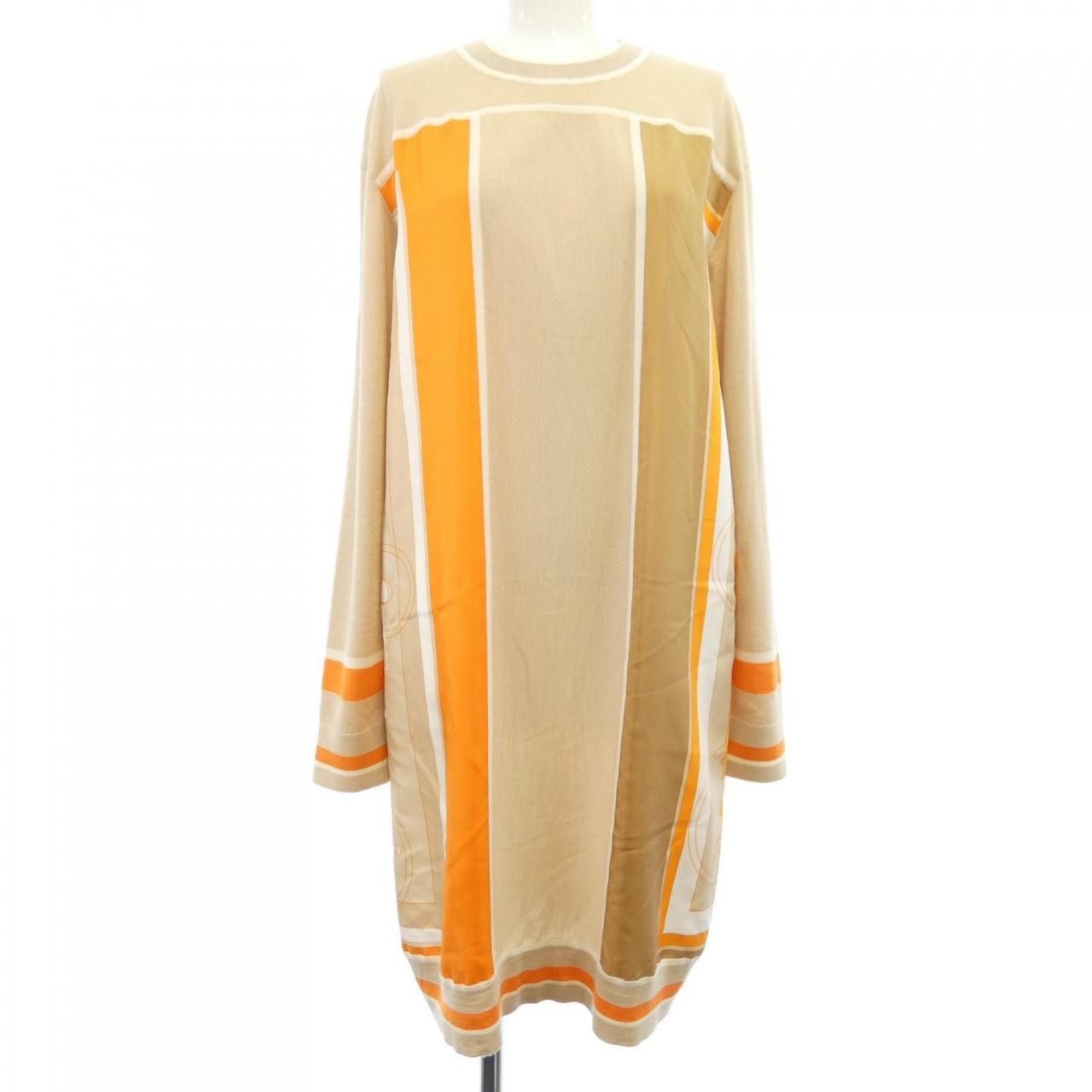 Hermes Hermes Hermès EX-LIBRIS Twillene Dress Textile Dresses DUTY FREE for USA Size ONE SIZE - 1 Thumbnail