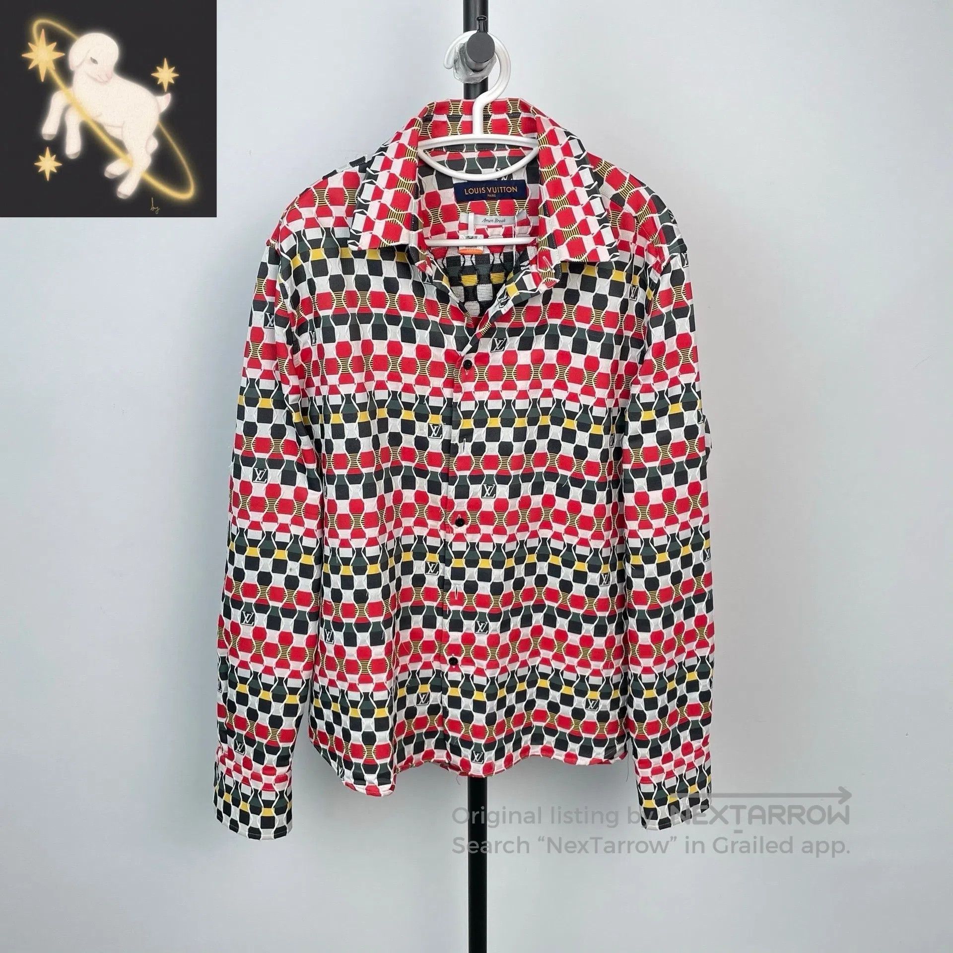 Louis Vuitton Louis Vuitton Colorful Plaid Logo Embroidered Shirt Jacket Size US S / EU 44-46 / 1 - 1 Thumbnail