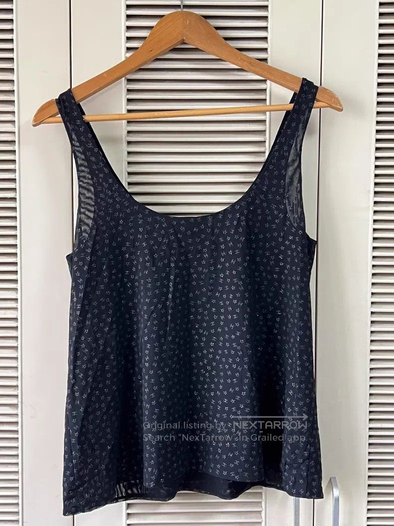 Chanel Chanel 24C black logo star strap vest Size XXS / US 00 / IT 34 - 2 Thumbnail