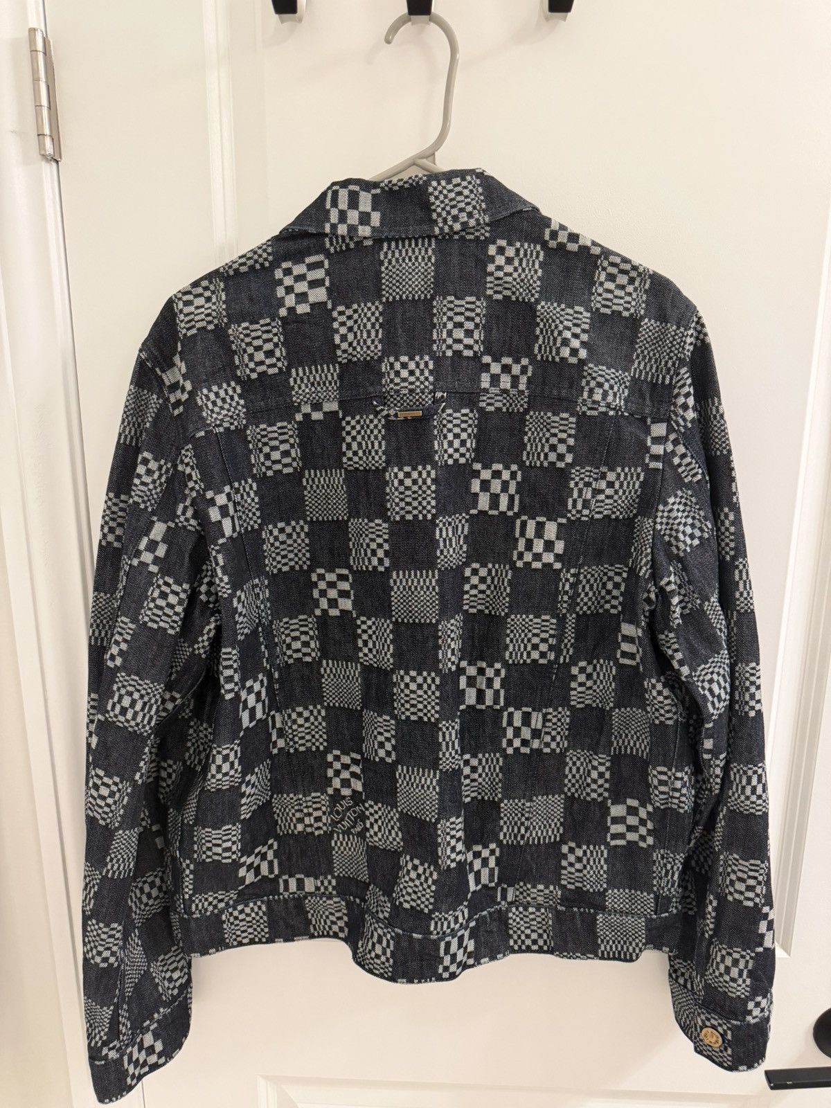 Louis Vuitton Louis Vuitton Damien Distorted Denim Jacket Size US M / EU 48-50 / 2 - 2 Thumbnail