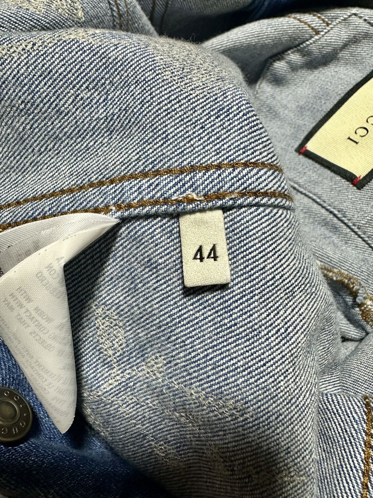 Gucci Gucci embroidered denim jacket Size S / US 4 / IT 40 - 7 Thumbnail