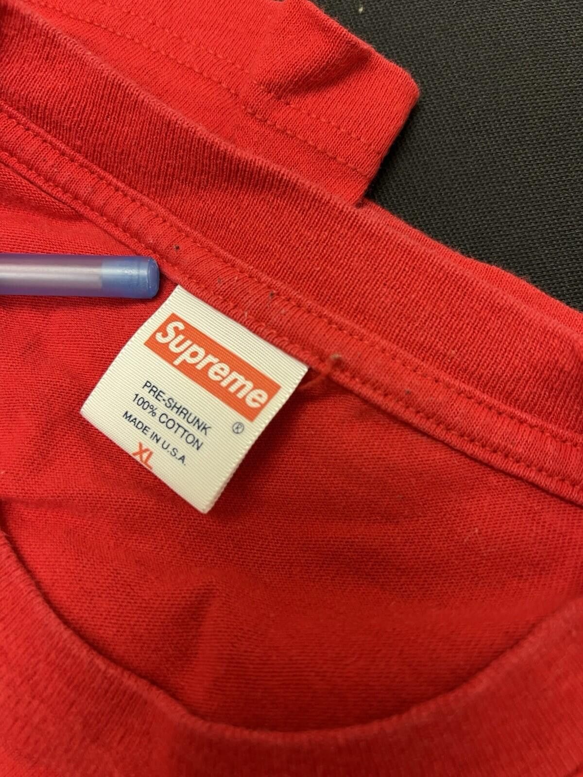 Supreme 2005 Supreme Kate Moss Tee Red XL Size US XL / EU 56 / 4 - 9 Thumbnail