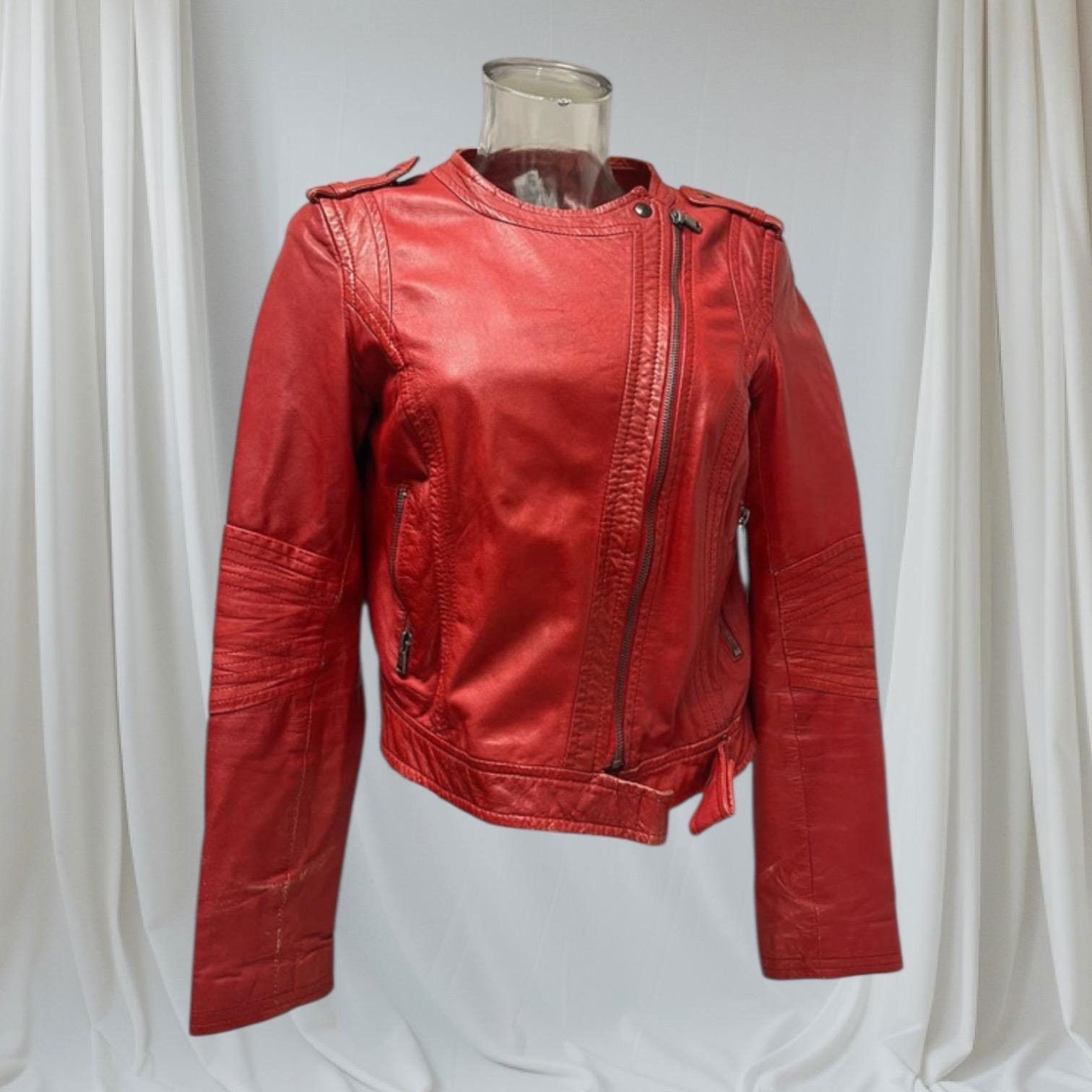 Gucci The Asymmetrical Moto Leather Jacket Size ONE SIZE - 3 Thumbnail
