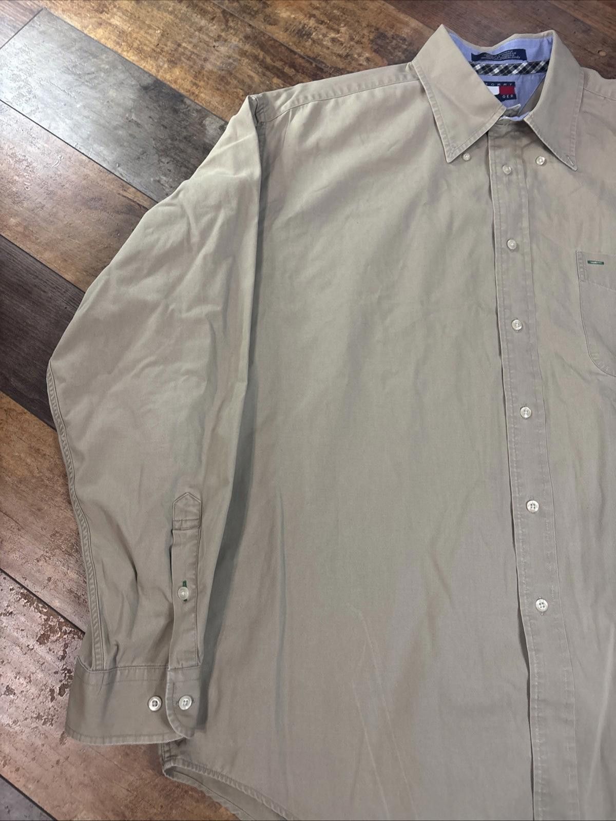 Tommy Hilfiger Tommy Hilfiger Men’s Long Sleeve Button Up Crest Logo XL Size US XL / EU 56 / 4 - 3 Thumbnail
