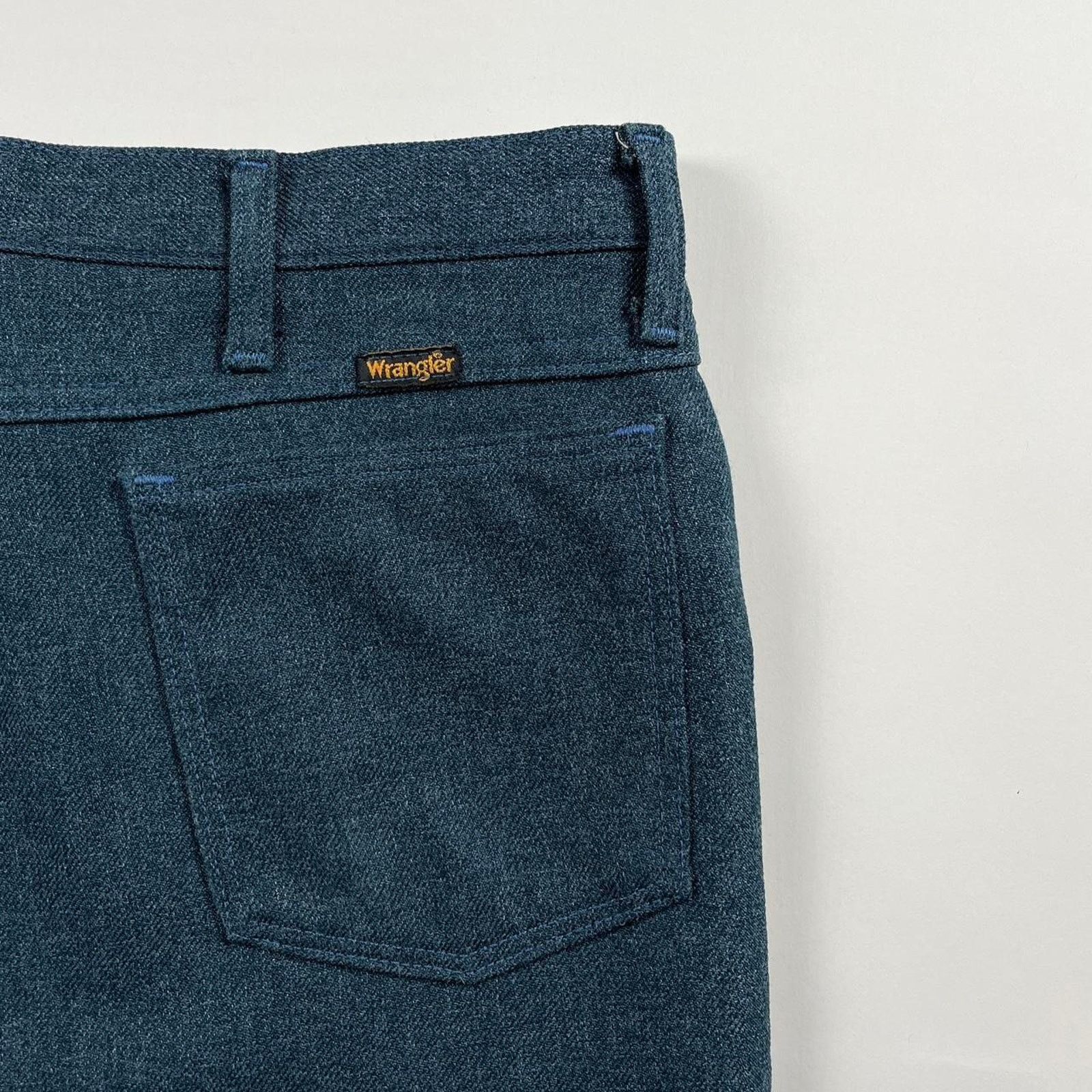 Vintage × Wrangler Vintage Dark Aqua Wrangler Casual Skate Pants Size US 38 / EU 54 - 4 Thumbnail