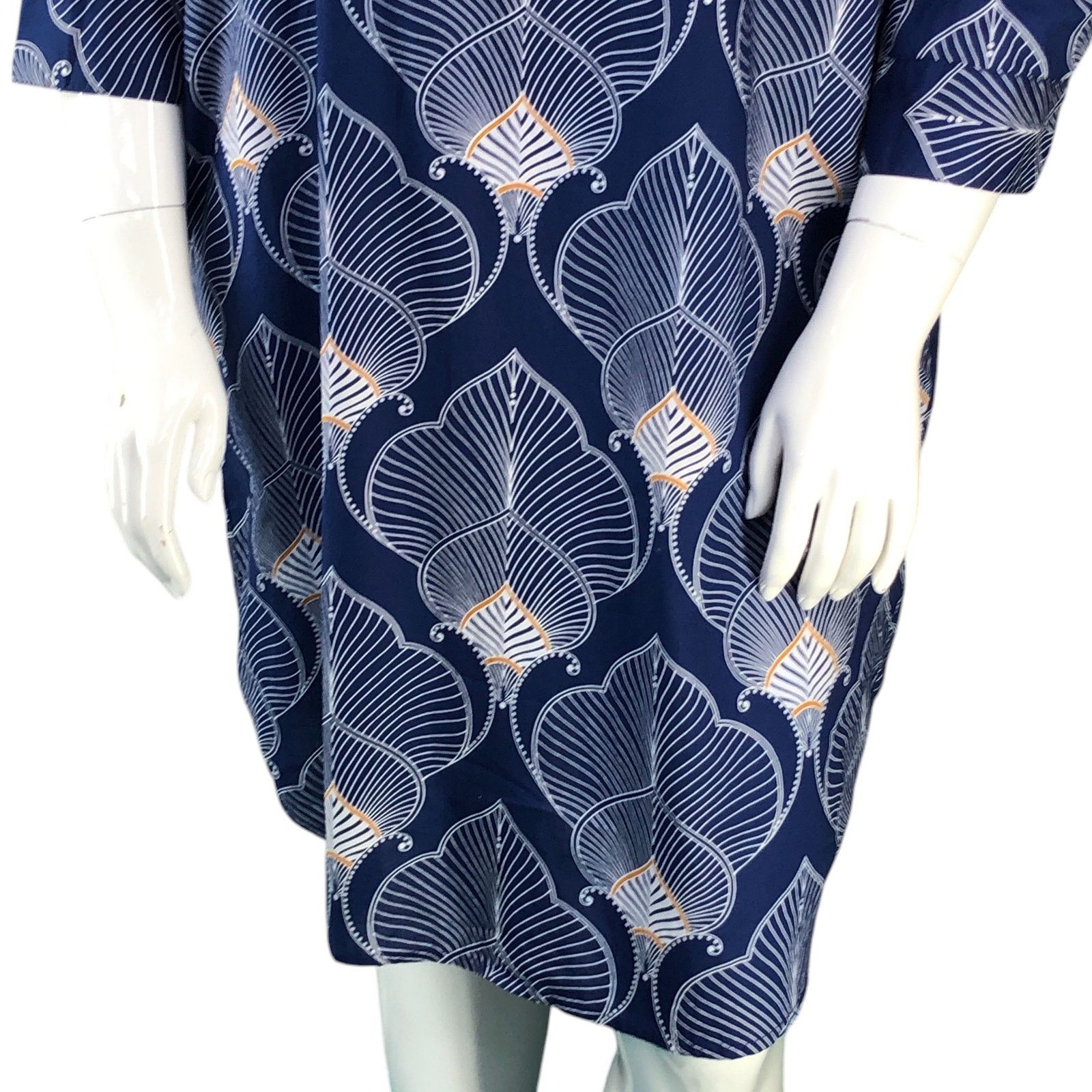 J.McLaughlin J McLaughlin Size XL Shirt Dress Mock Neck Tangier POCKETS Size XL / US 12-14 / IT 48-50 - 3 Thumbnail
