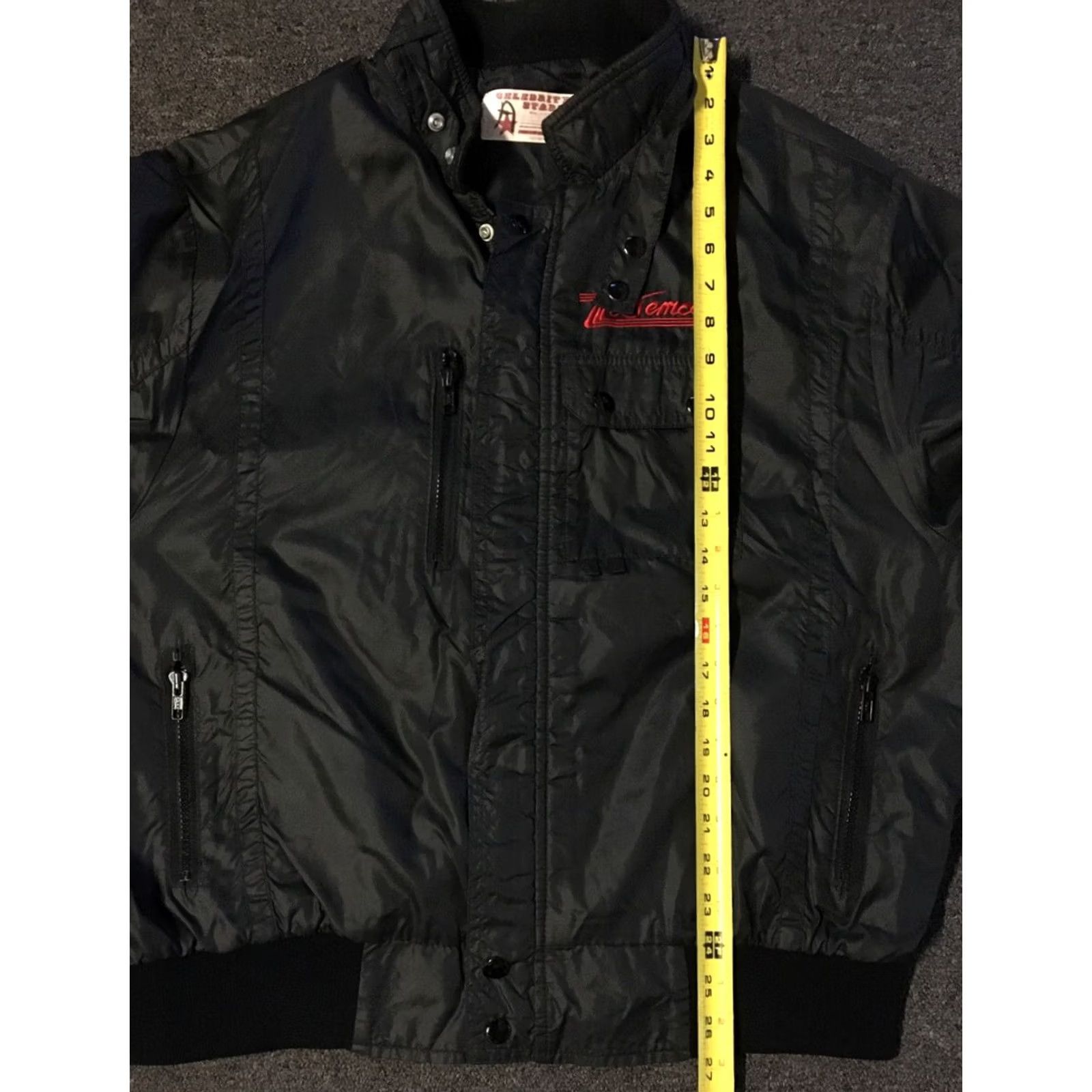 Vintage VINTAGE Demco Biker Jacket XL USA Trucker Grunge Motorcycle 90s 80s Punk Bomber Jacket Mens Black Size US XL / EU 56 / 4 - 8 Thumbnail