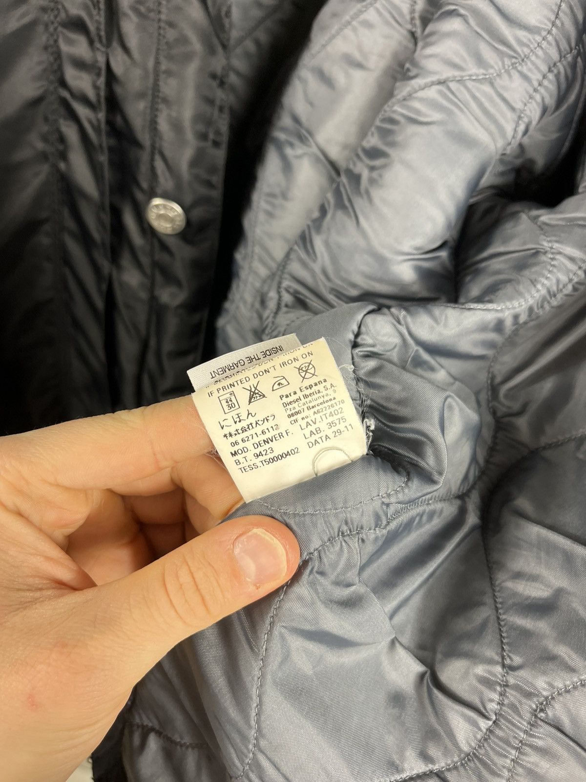 Diesel Vintage 90s Diesel Denver jacket workwear nylon leather boxy Size US XXL / EU 58 / 5 - 22 Thumbnail