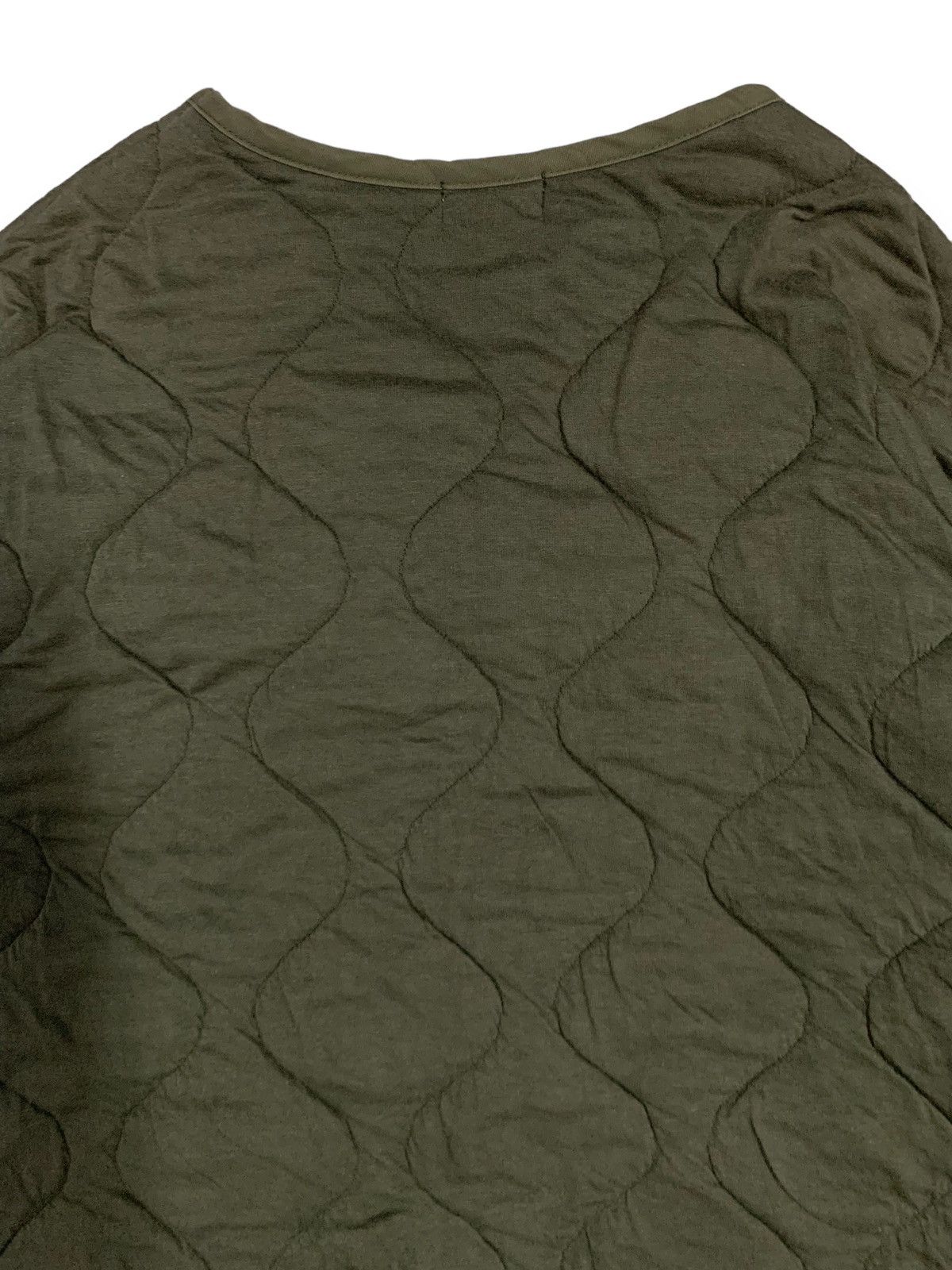Issey Miyake Japanese Brand Lepsim Quilted Army Green Softshell Cardigan Size US M / EU 48-50 / 2 - 12 Thumbnail