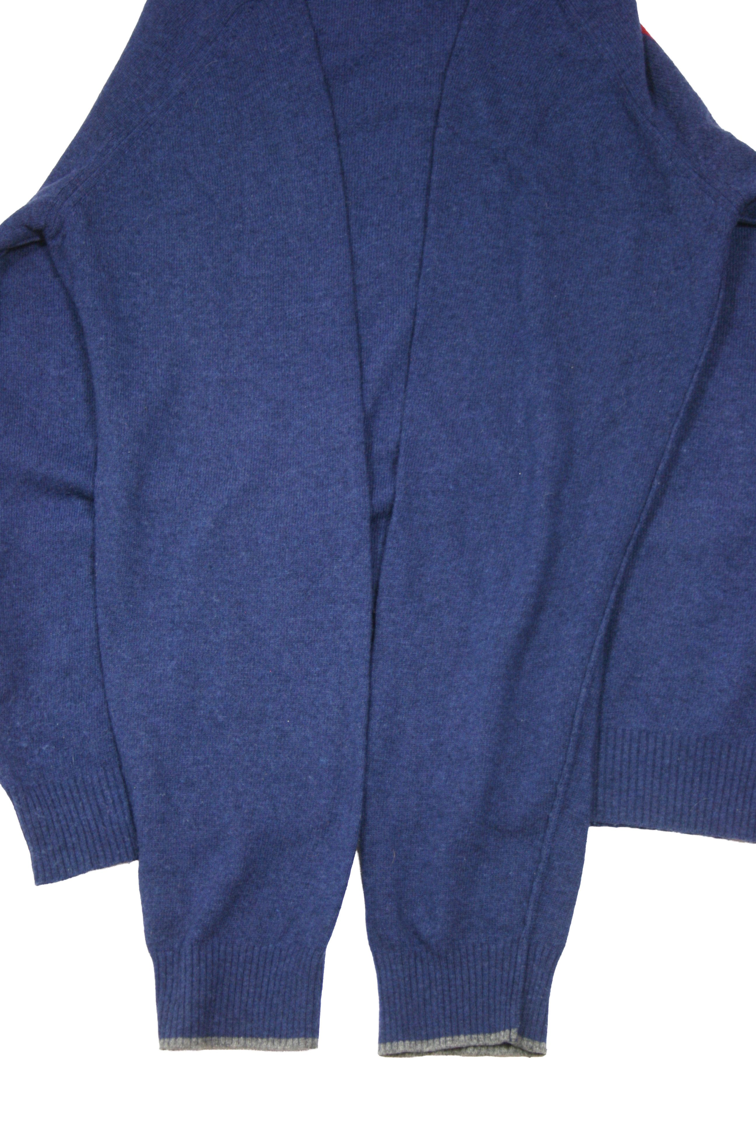 00S Big Logo Wool Knit Sweater Vintage