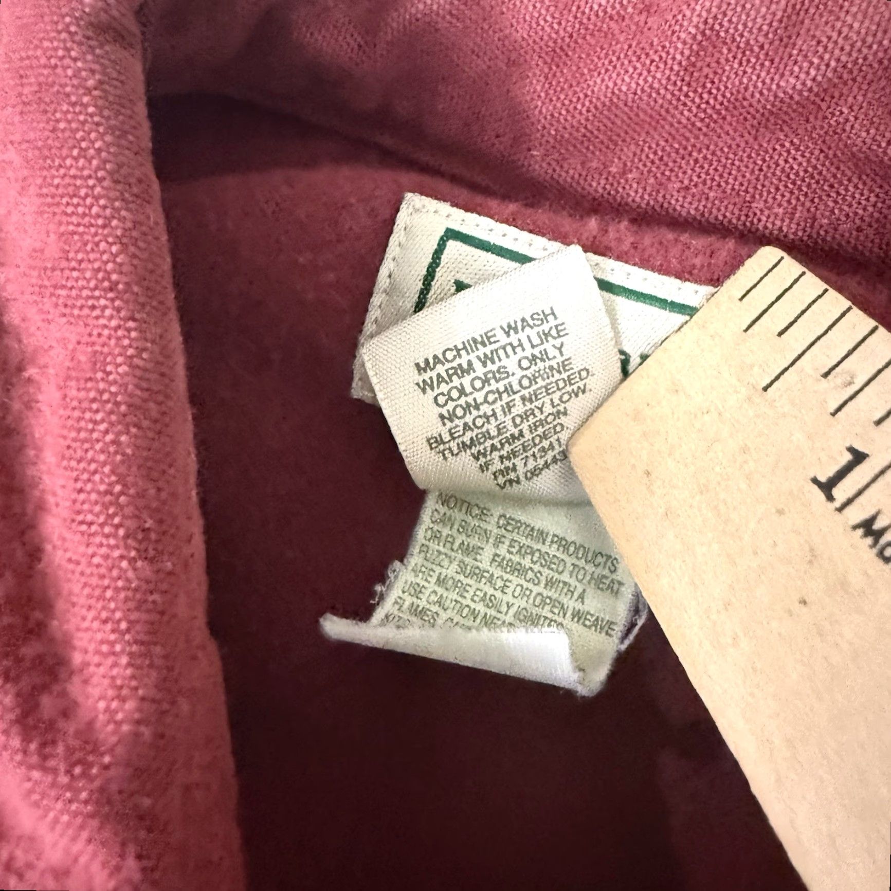 Vintage VINTAGE L.L. Bean Shirt Mens L Maroon Heavyweight Flannel Long Sleeve Button-Up Cotton Pockets Size US L / EU 52-54 / 3 - 5 Thumbnail
