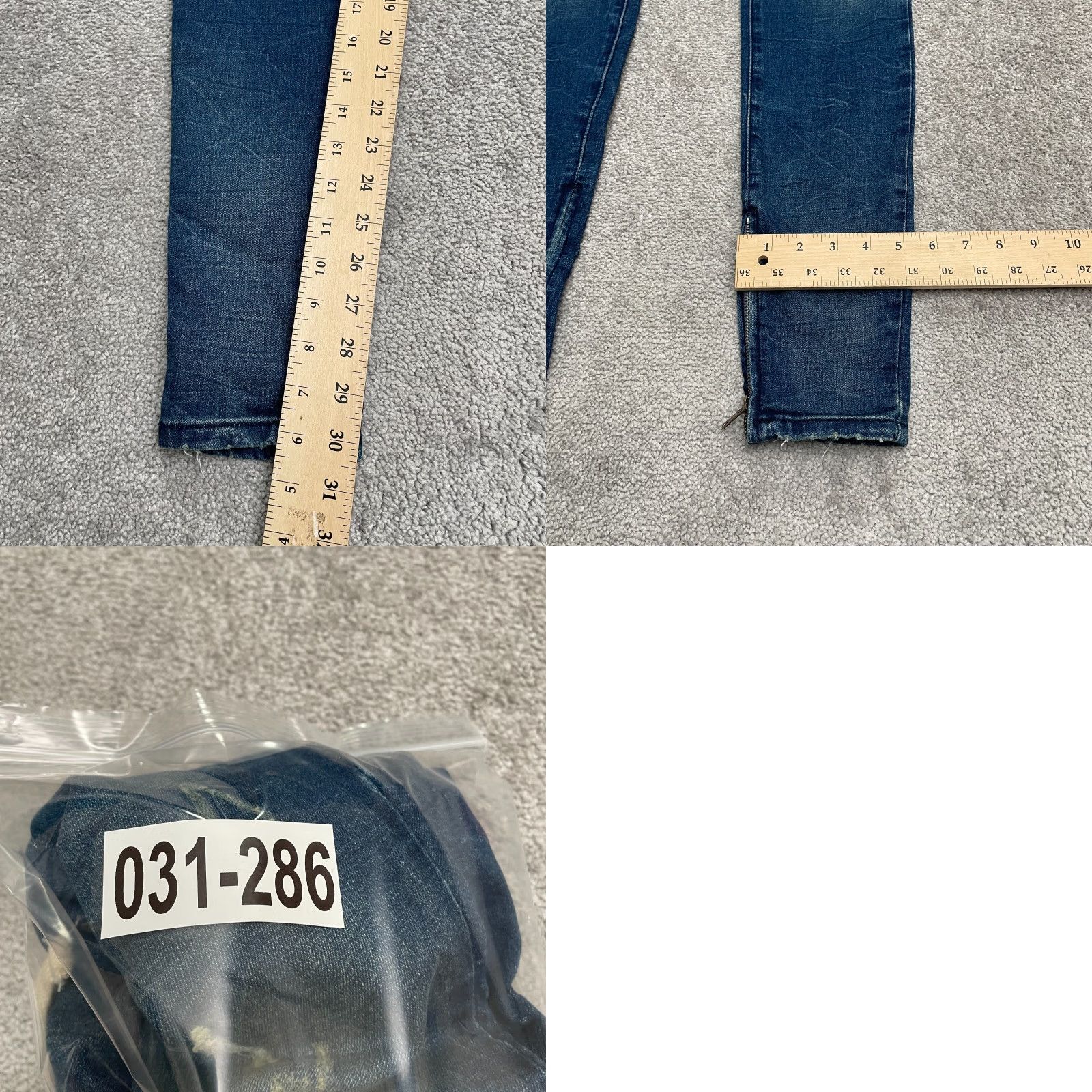 Pacsun Pacsun Jogger Denim Jeans Womens Small Short Blue Elastic Waist Ankle Zip 30x30 Size 28" / US 6 / IT 42 - 10 Thumbnail