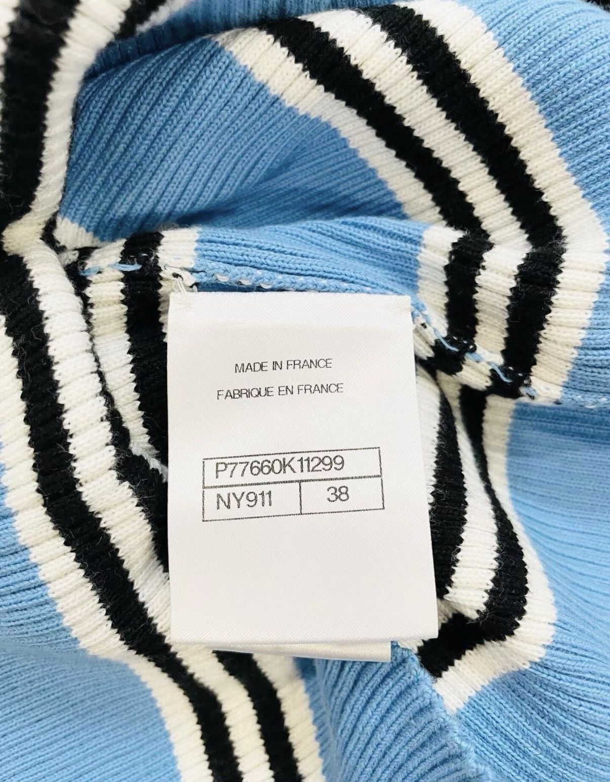 Chanel Chanel 24A Métiers d'Art Collection Striped Knit Vest J33 Size XS / US 0-2 / IT 36-38 - 5 Thumbnail