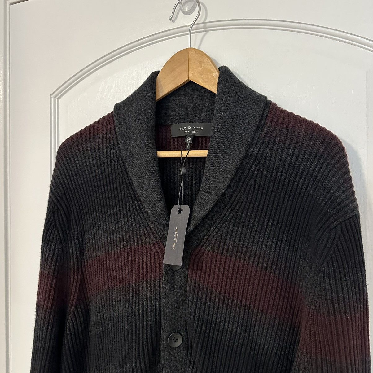 Rag & Bone Rag & Bone x Mr. Porter Cashmere Blend Shawl Cardigan Size US XL / EU 56 / 4 - 3 Thumbnail