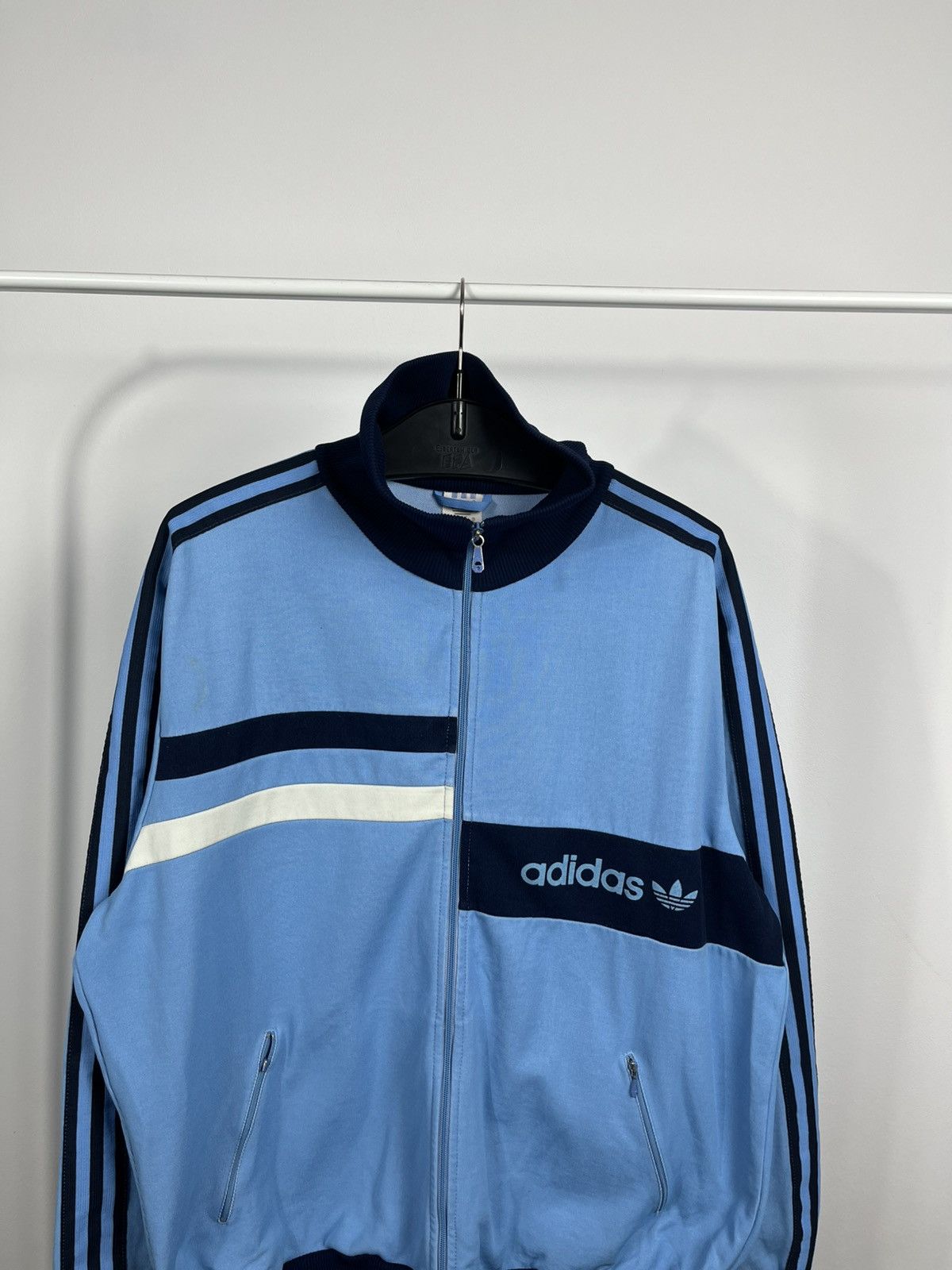 Adidas Vintage Adidas Track Jacket Blue Made in Yugoslavia XL Size US XL / EU 56 / 4 - 2 Thumbnail