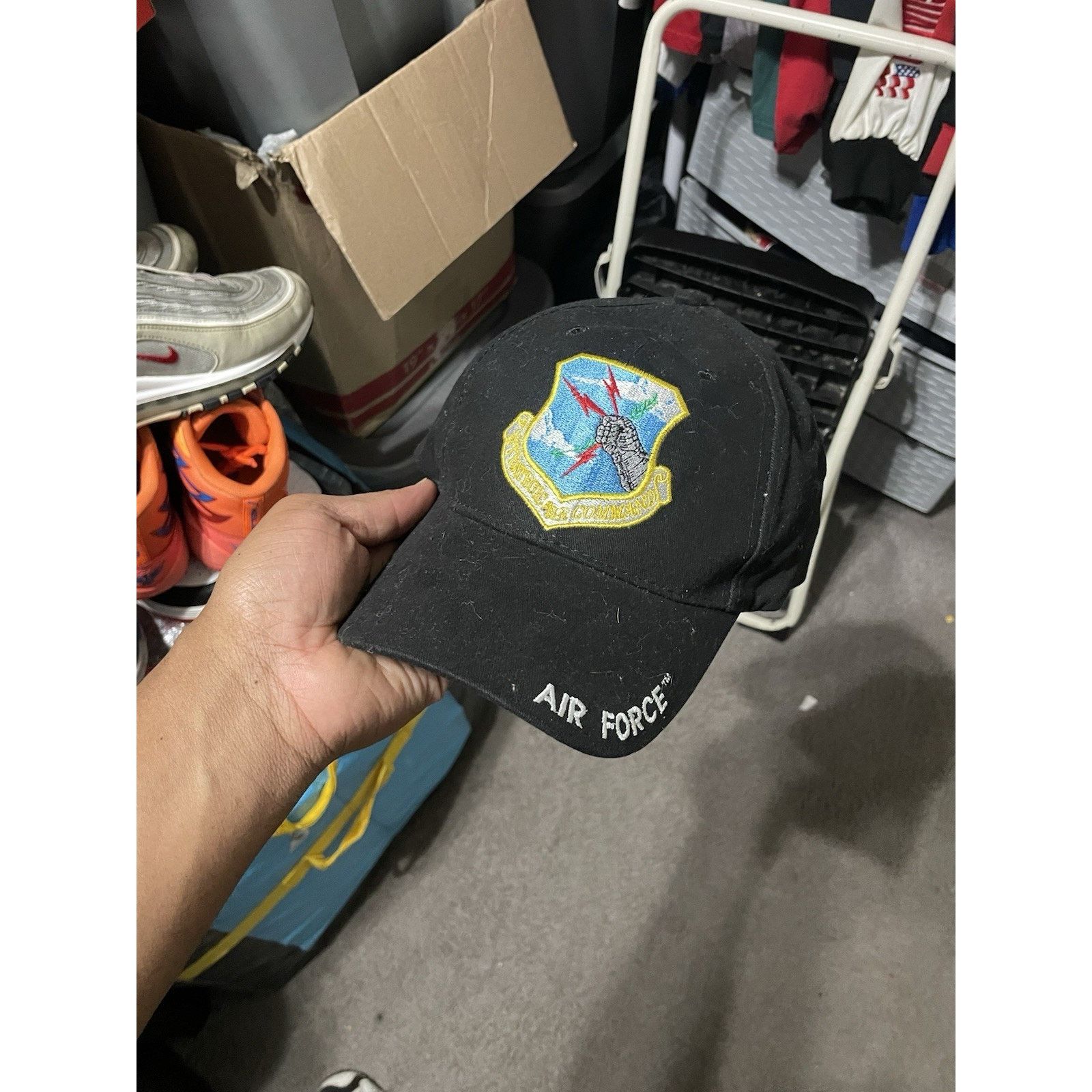 Gildan US AIR FORCE USAF STRATEGIC AIR COMMAND SAC BALL HAT NAVY Size ONE SIZE - 1 Thumbnail