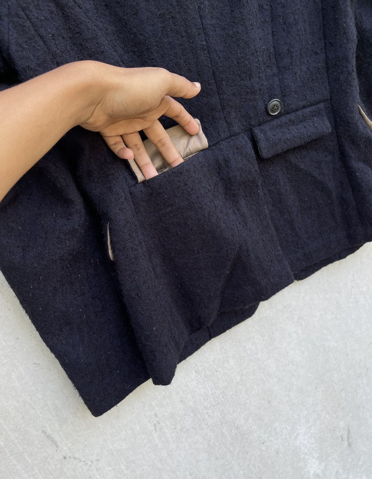 Junya Watanabe 🔥 TAKEO KIKUCHI ATELIER MULTI-ZIP PUNK MOHAIR SUIT/JACKET Size US M / EU 48-50 / 2 - 8 Thumbnail