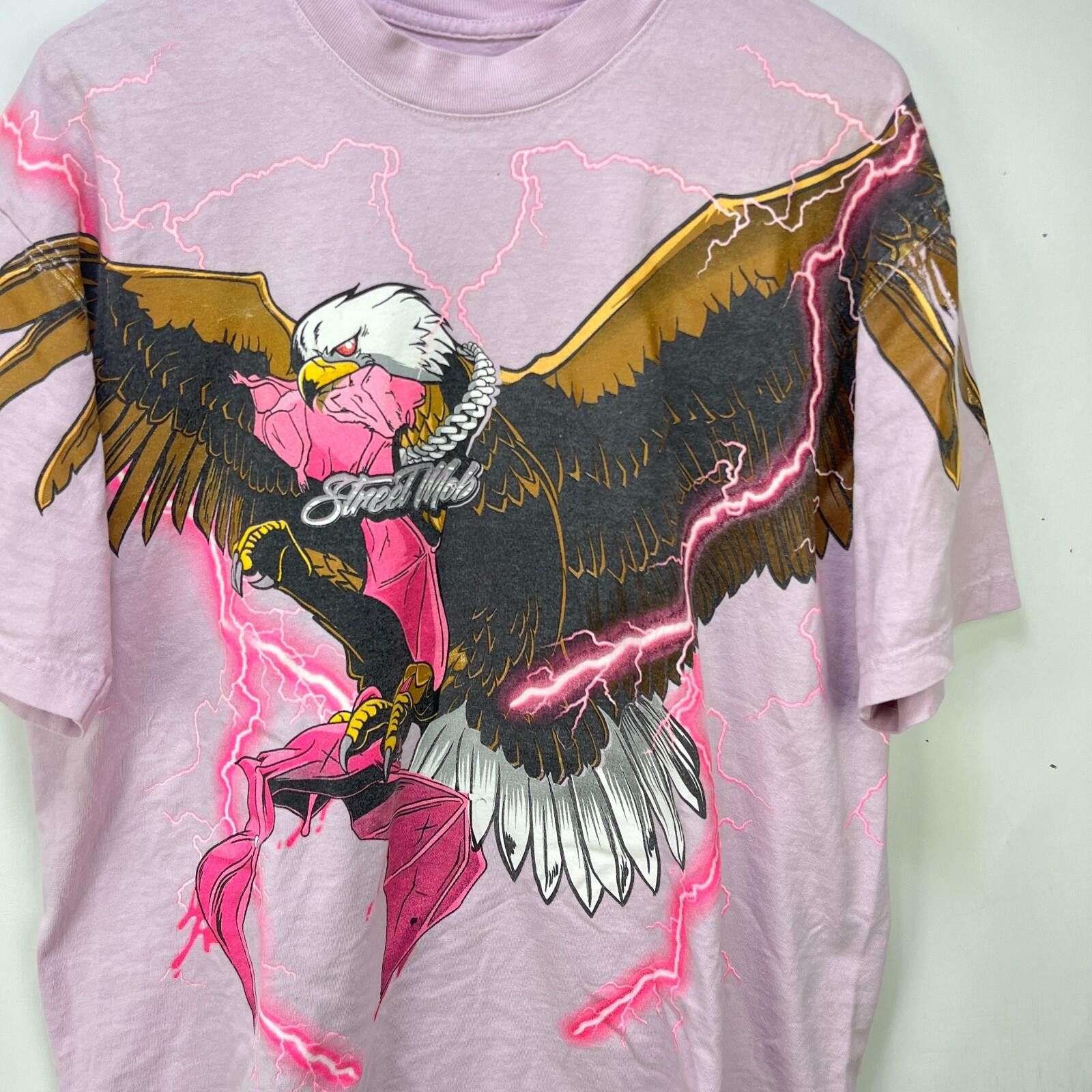Vintage Street Mob Que Onda Thunder Eagle T Shirt Fuerza Regida L Size US L / EU 52-54 / 3 - 2 Thumbnail