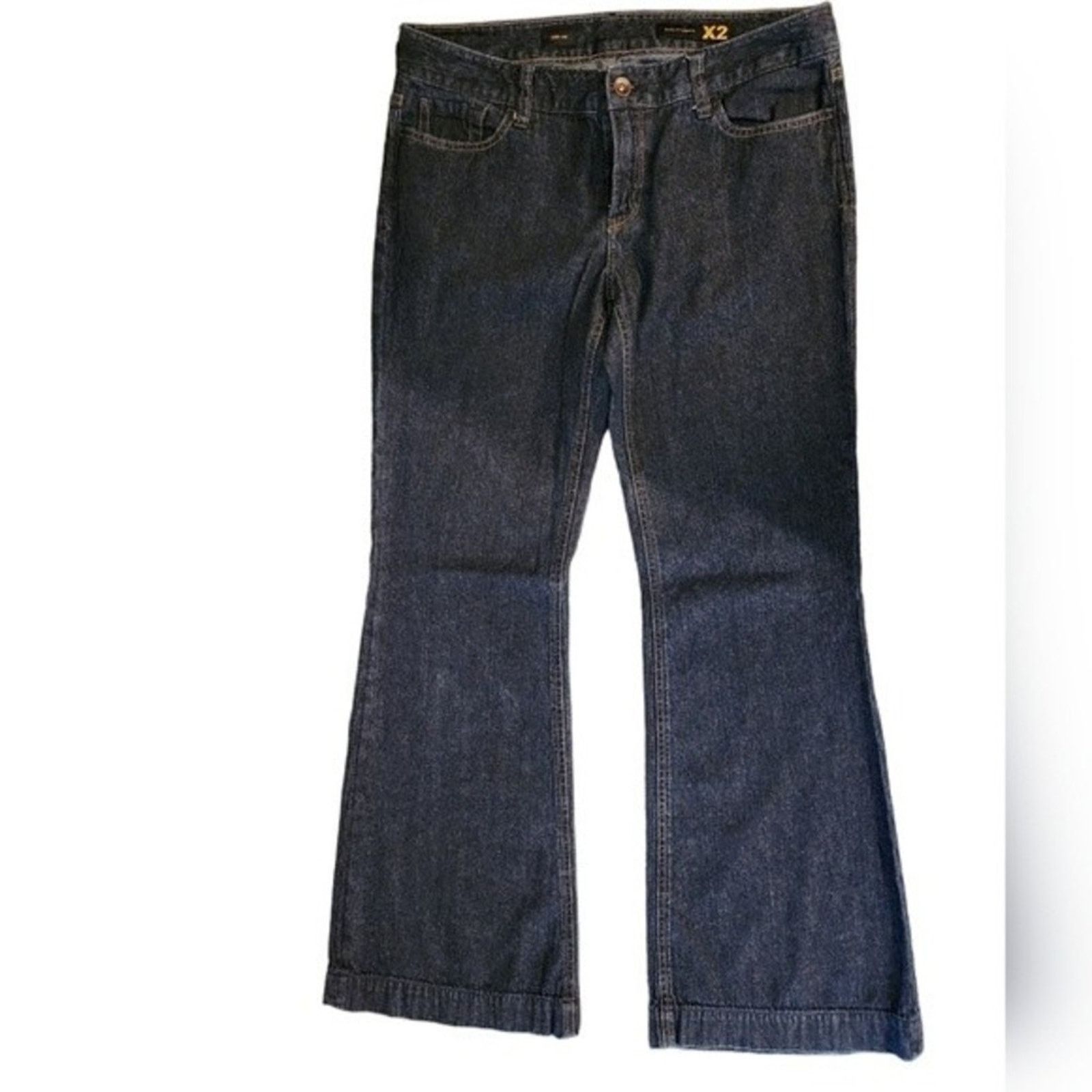 Express Express X2 Wide leg low rise Y2K Jean 8 Size 29" - 5 Thumbnail